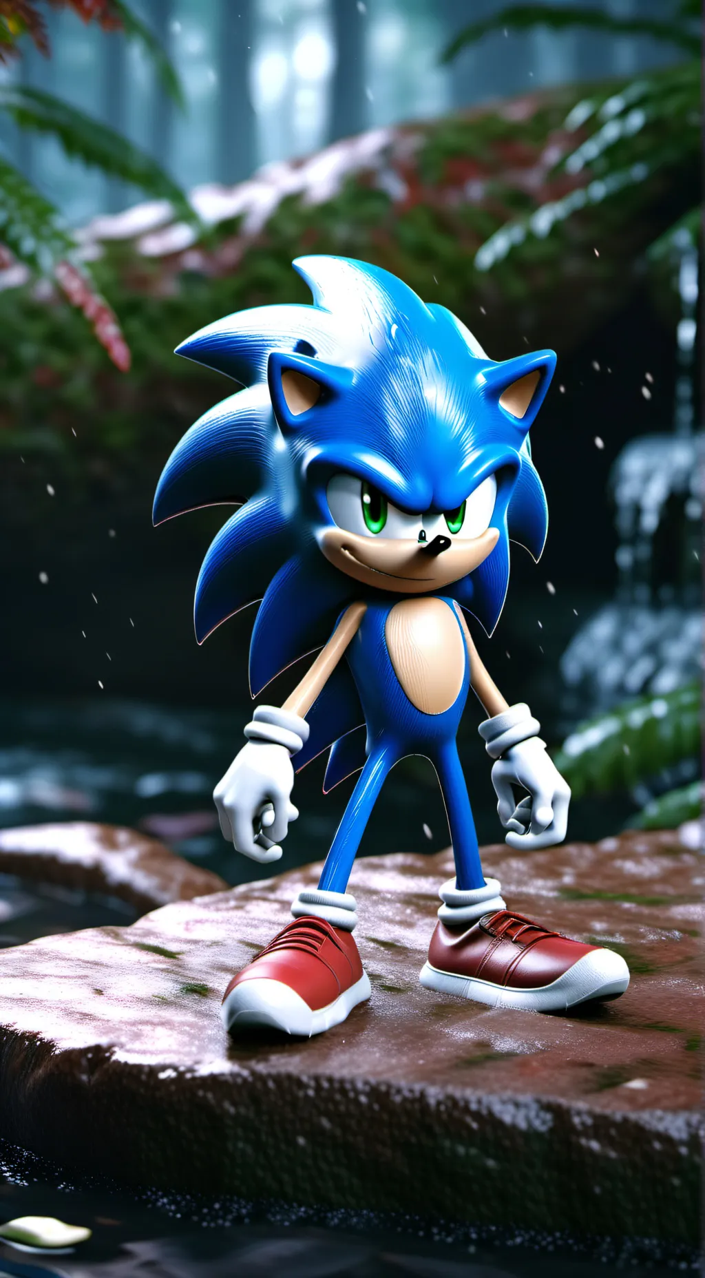 ai character: Sonic&placeholders background