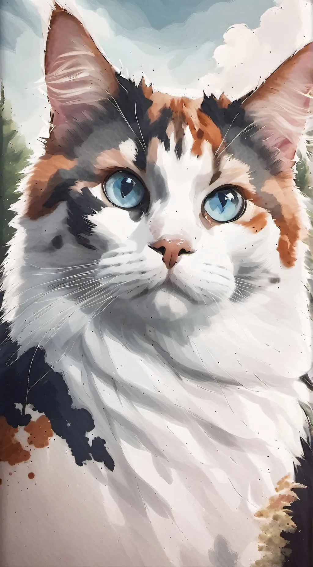 ai character: calicospot background