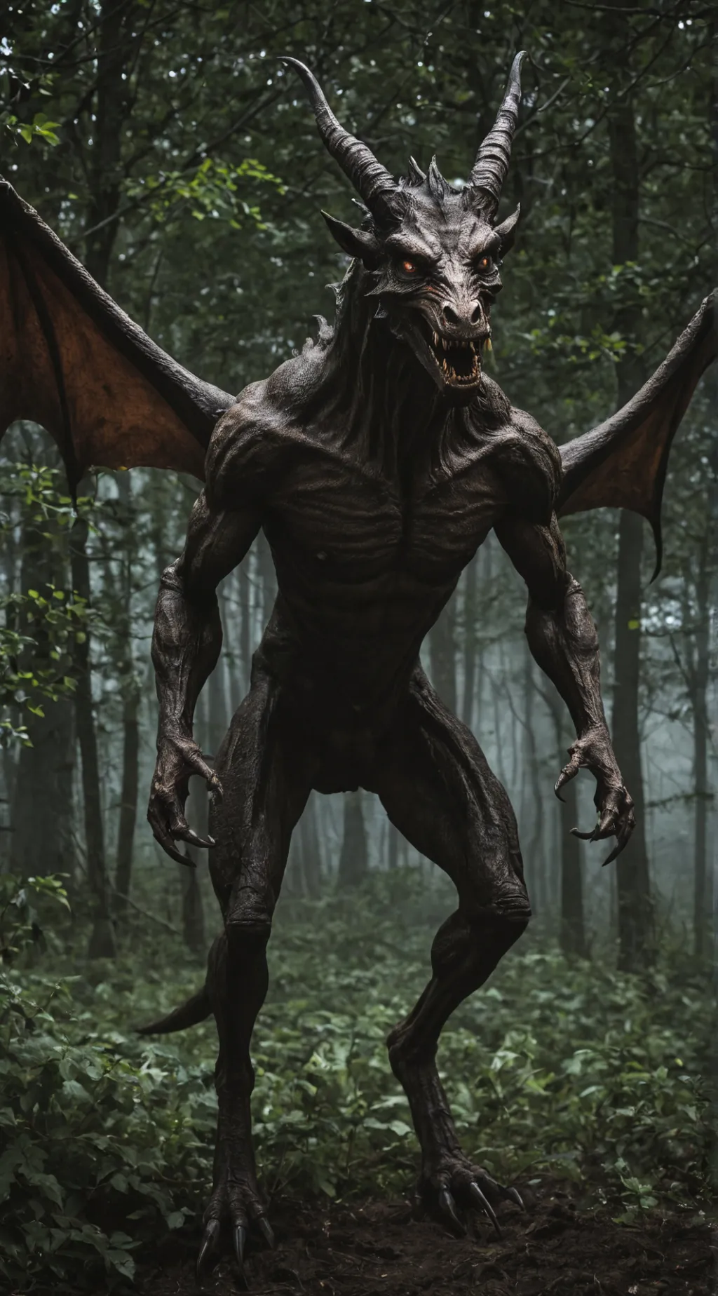 ai character: the jersey devil  background