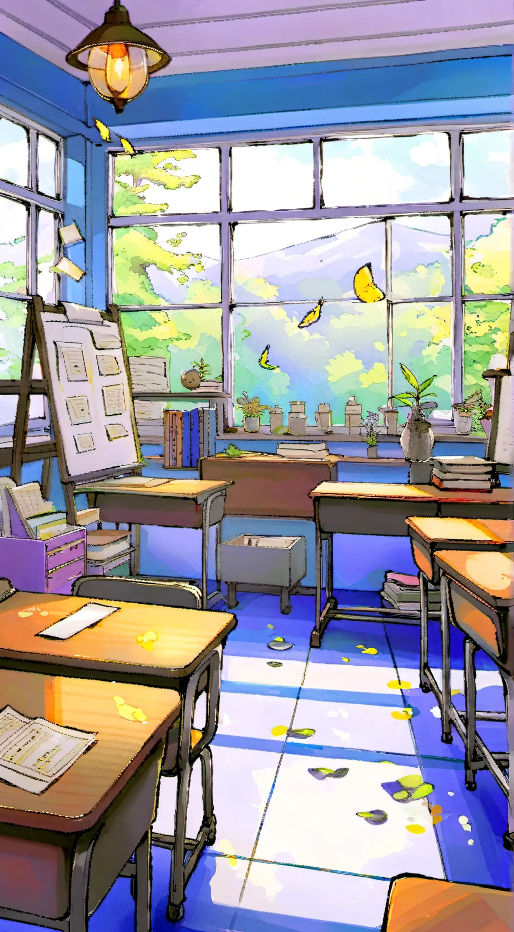 ai character: School background
