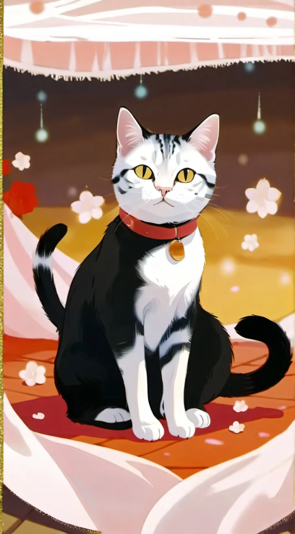 ai character: be a cat background