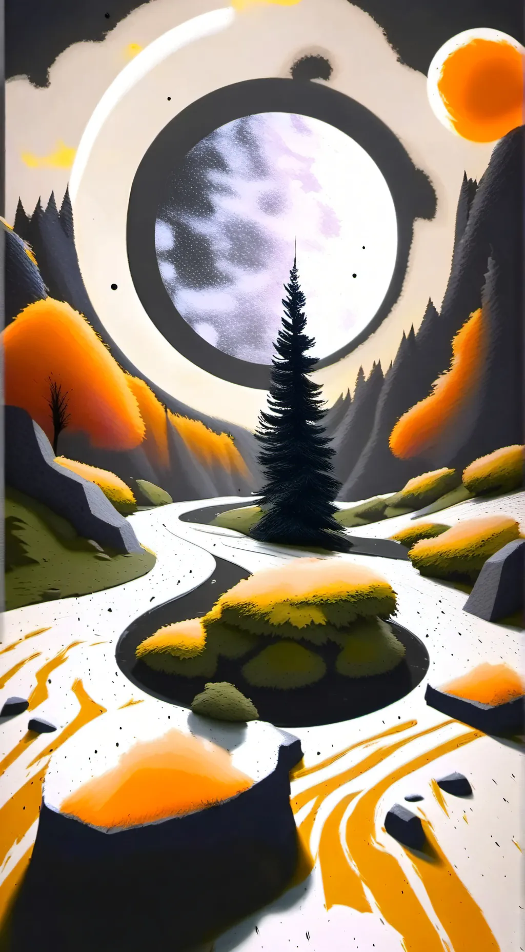 ai character: Solar human background