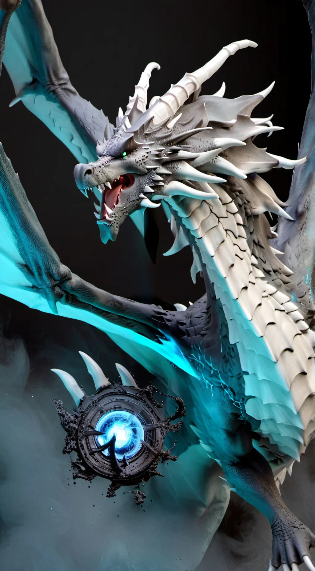 ai character: Dragon facility  background