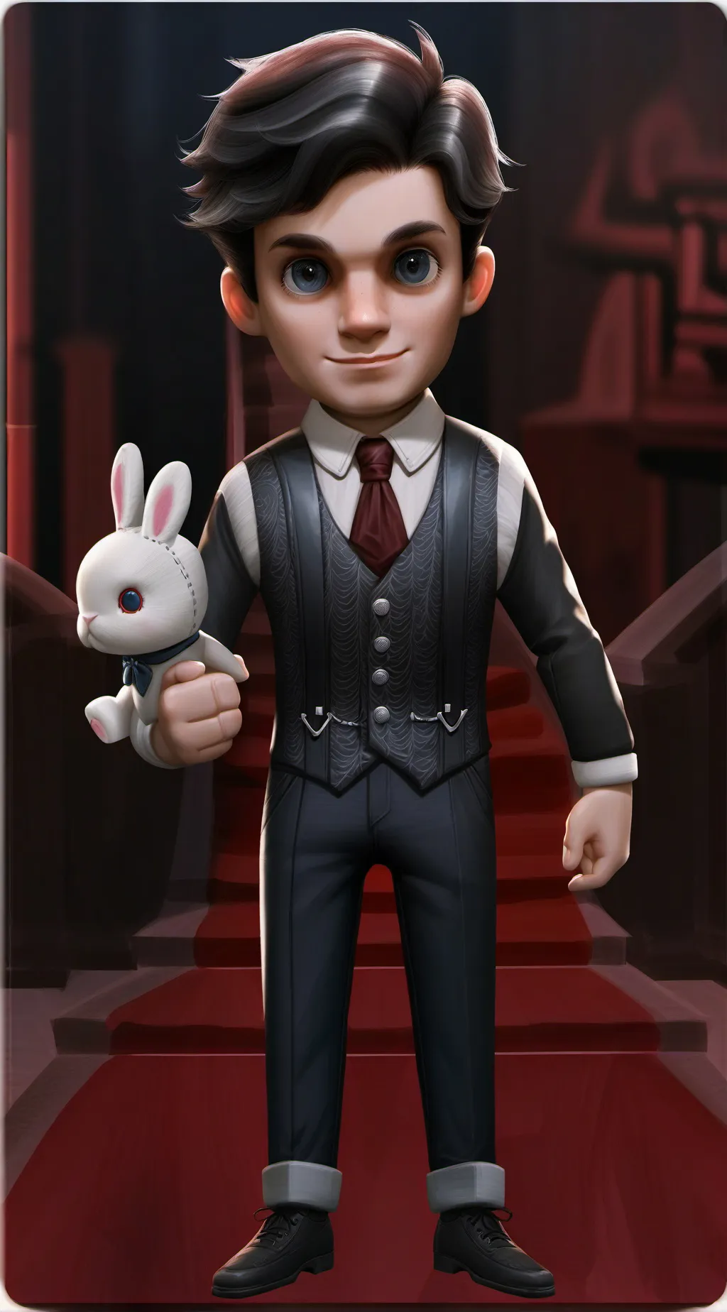 ai character: Horror tale background