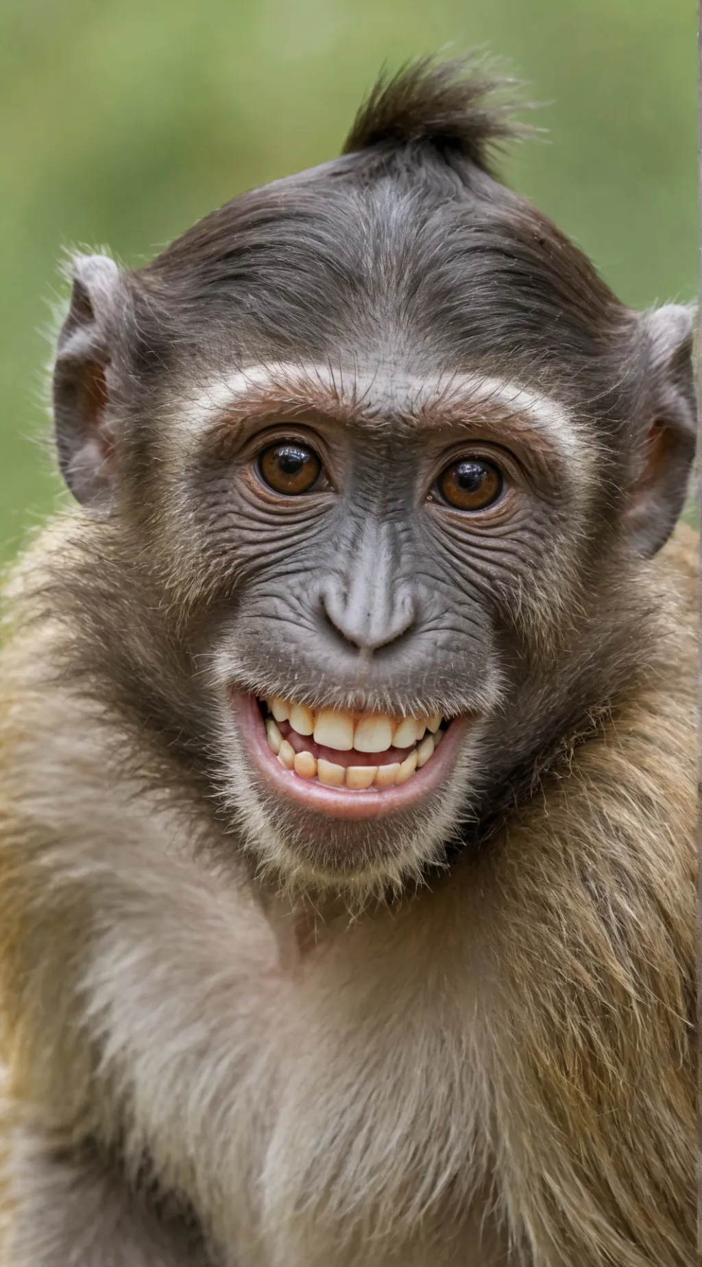 ai character: monkey  background