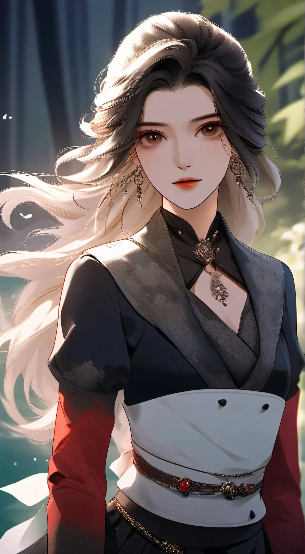 ai character: Dw and forsaken. background
