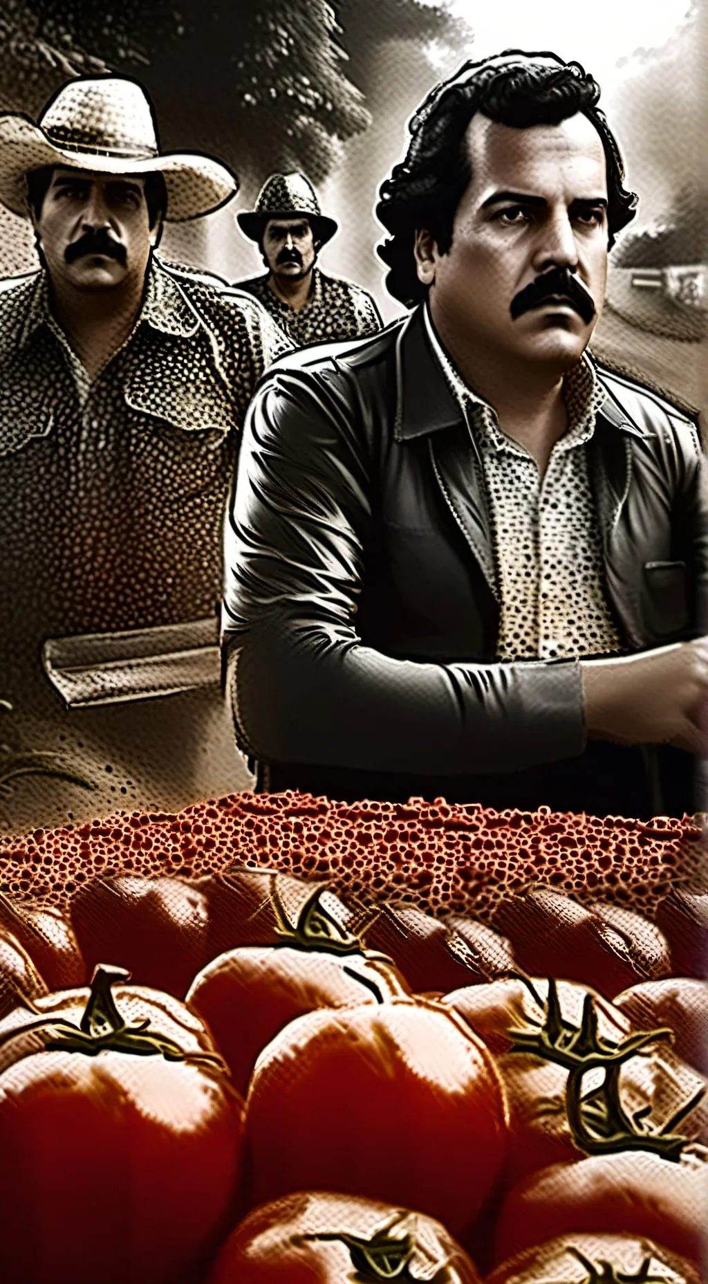 ai character: Pablo Escobar  background