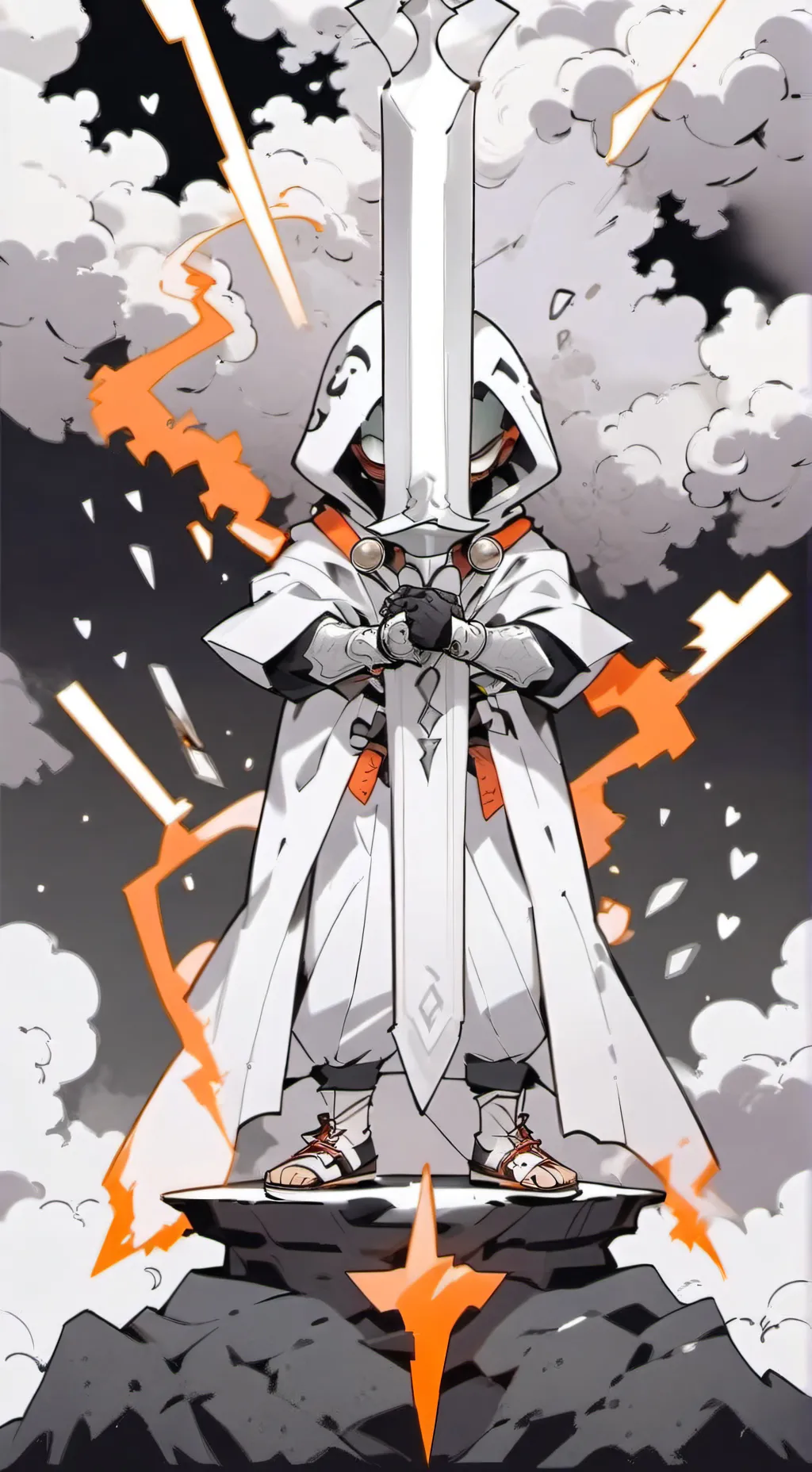 ai character: Sprunki loves oren background