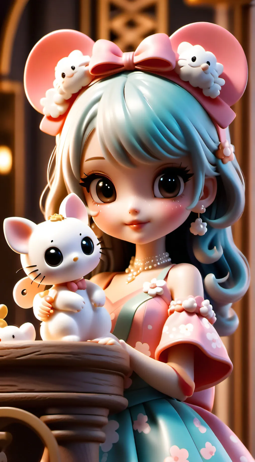 ai character: Ratoncita  background