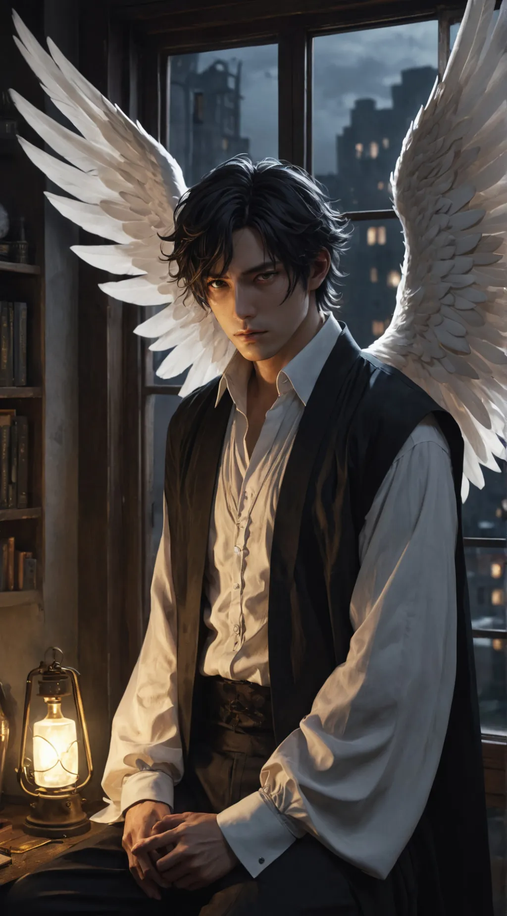 ai character: Lucien background