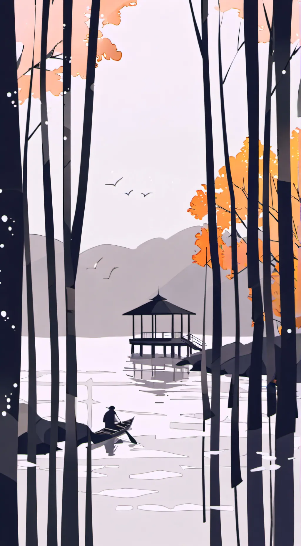 ai character: Lake😀xsea ocean background