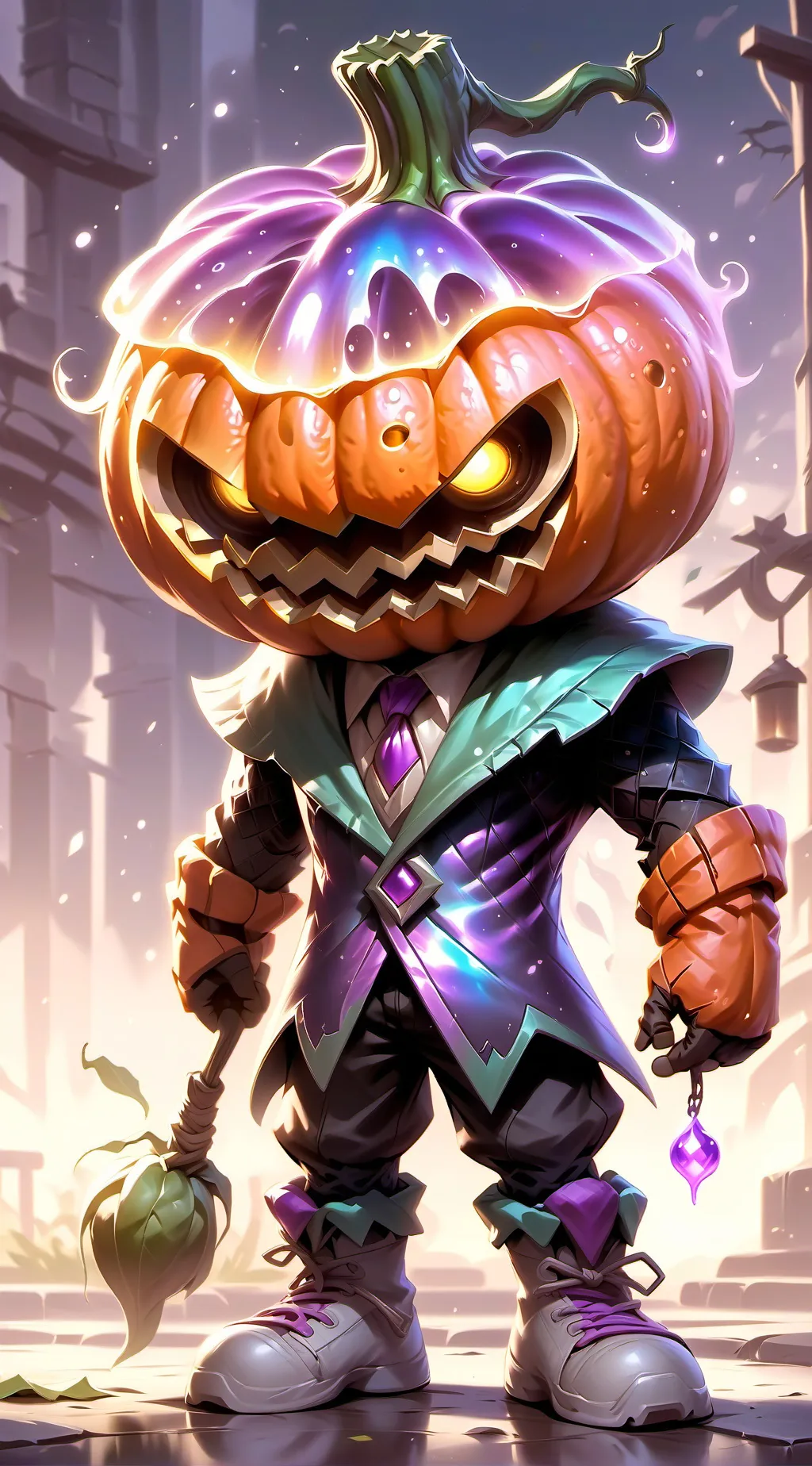 ai character: 🎃 Spooky 🎃 background