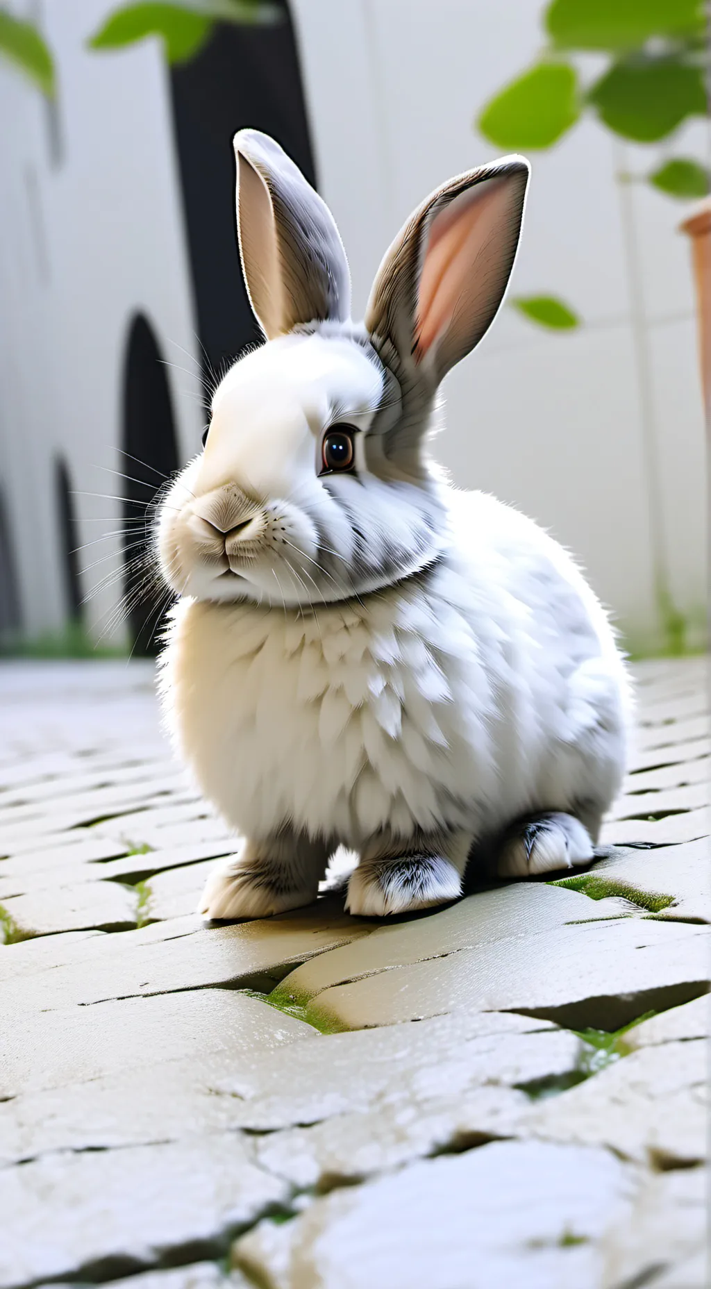 ai character: bun bunny background