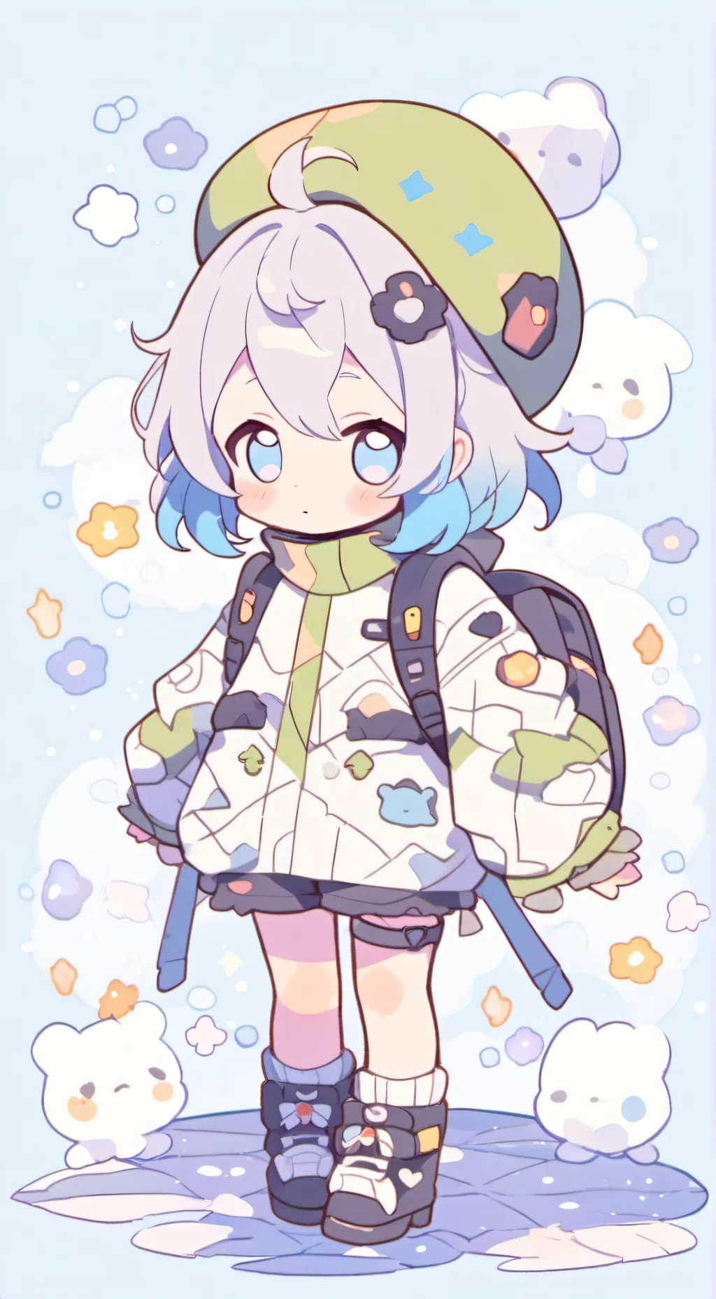 ai character: Ariall is lost background