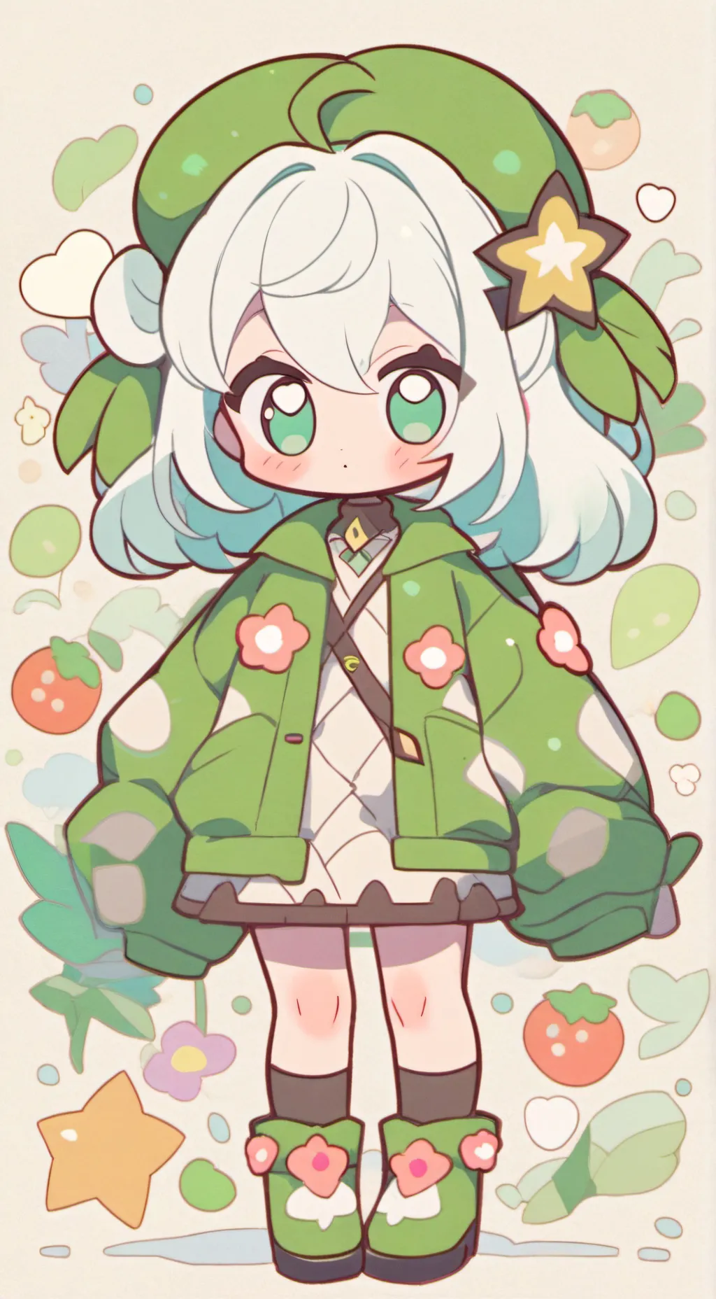 ai character: bebé en tu casa background