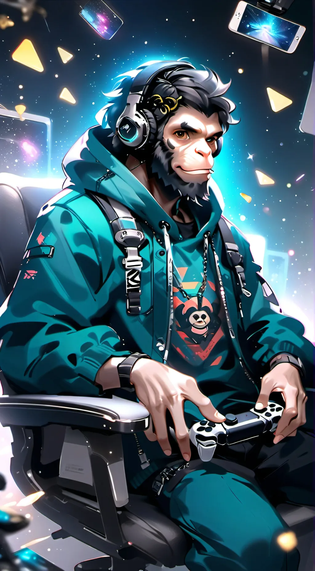 ai character: gamepanzee background