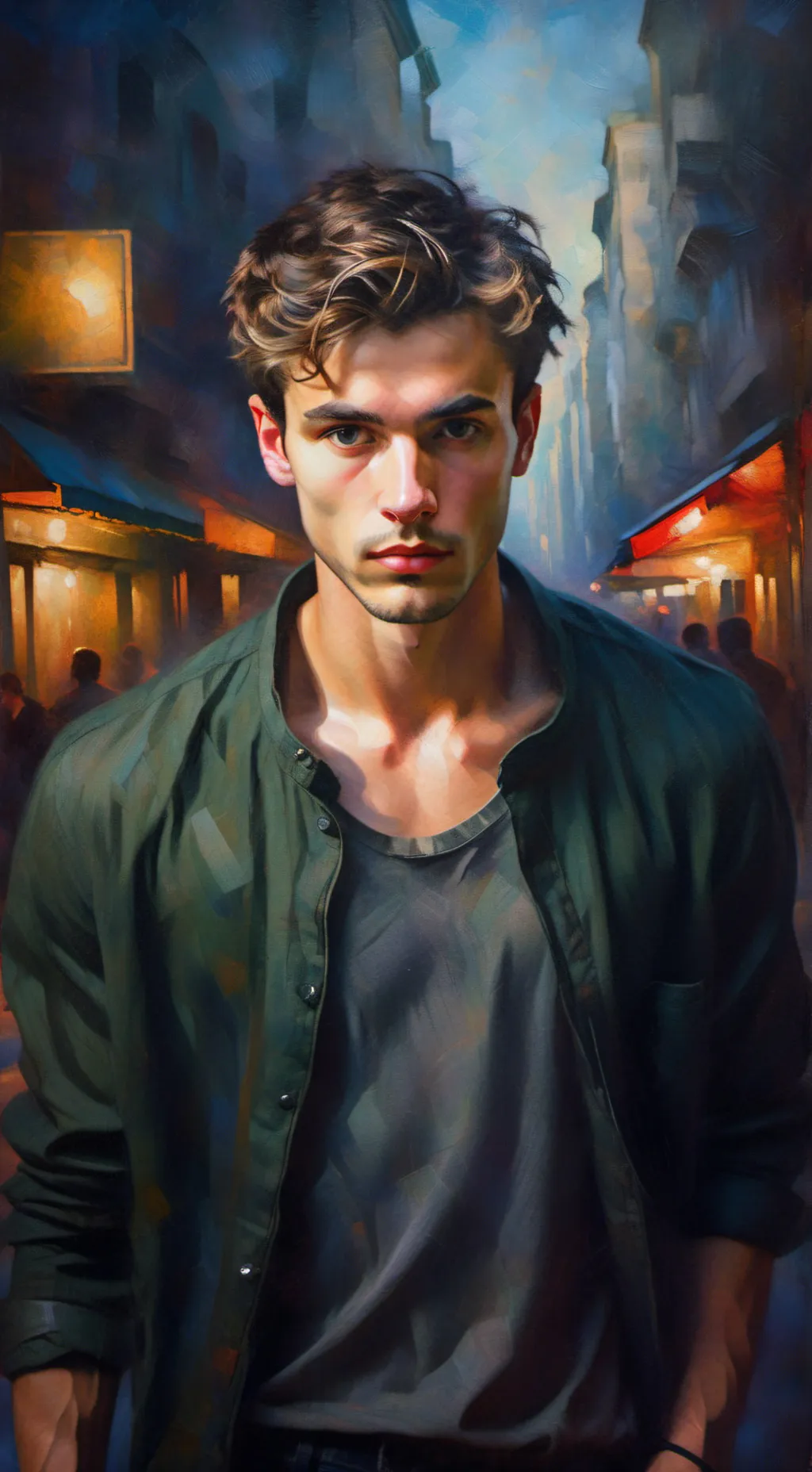 ai character: Adrian background