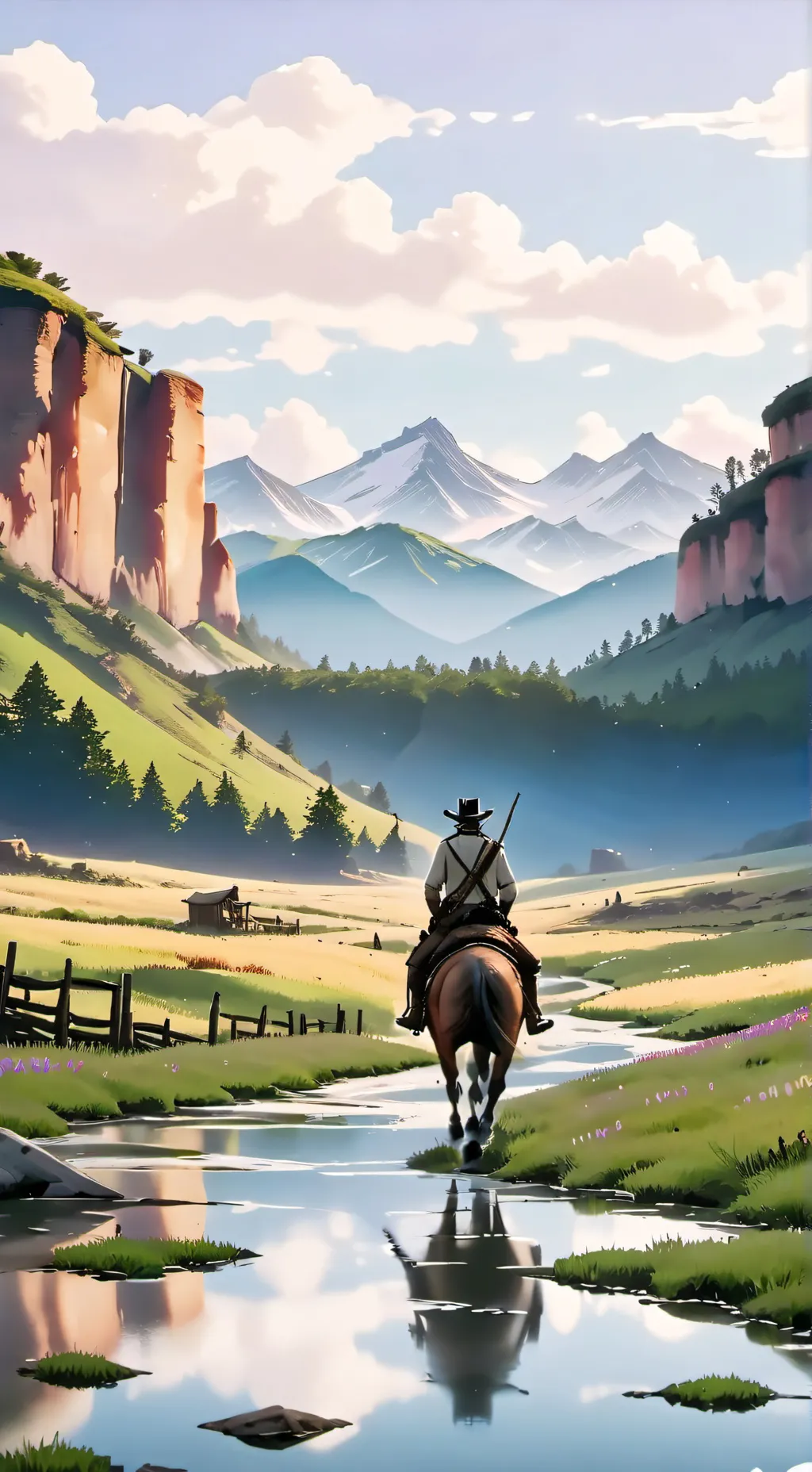 ai character: Rdr2 [ I guess-] background