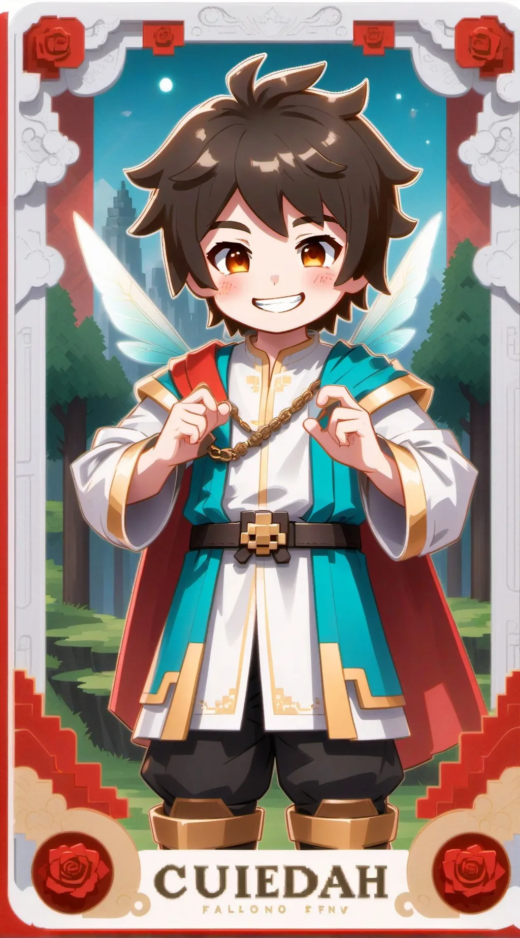 ai character: cash background
