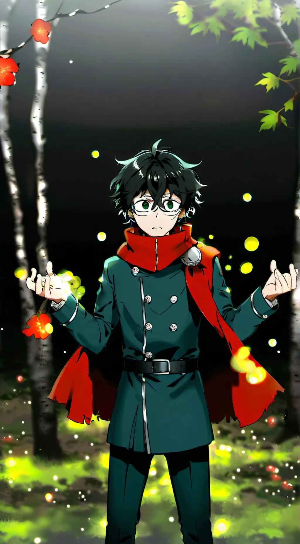 ai character: izuku vigilante 💔 background