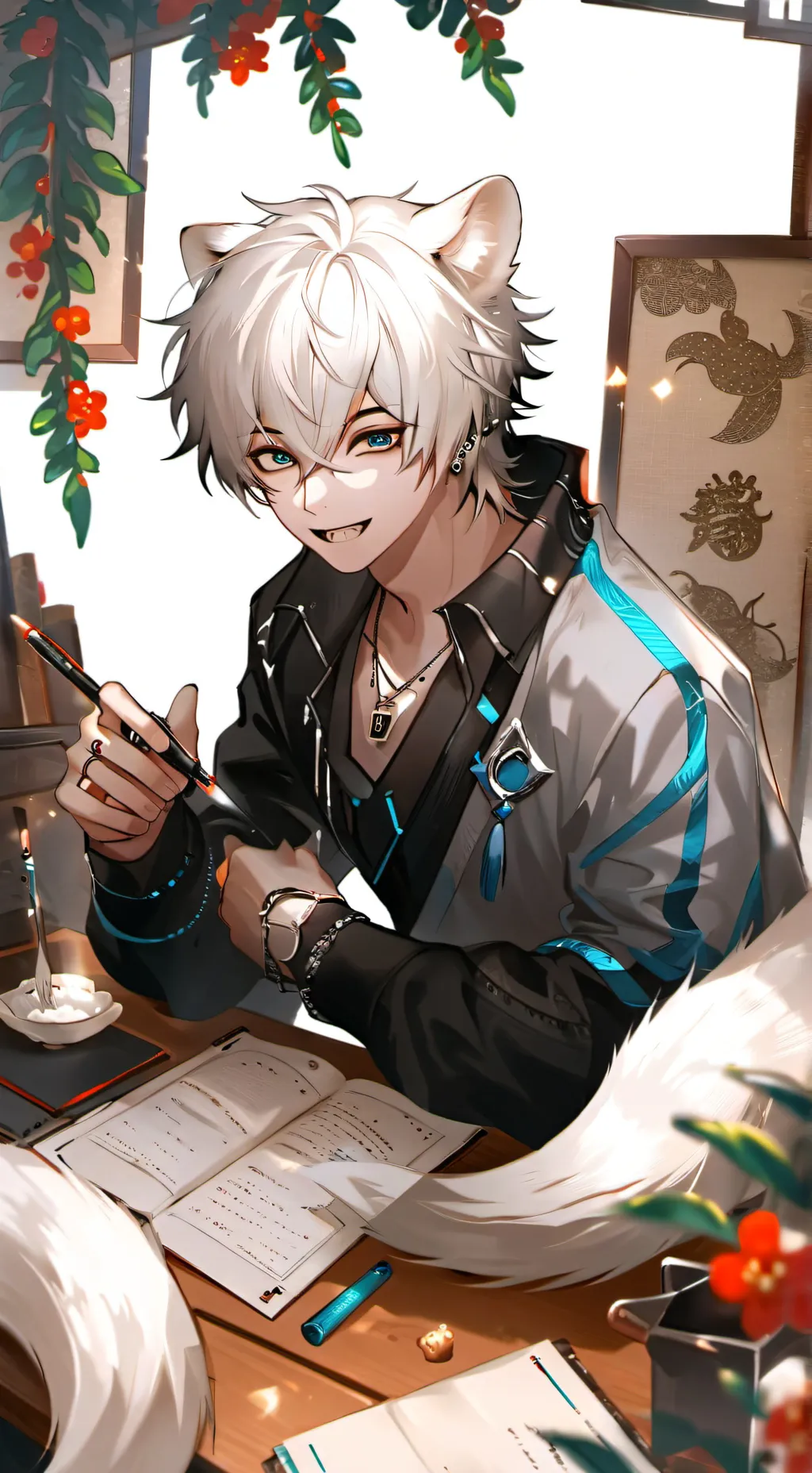 ai character: Nori Art Spirit background