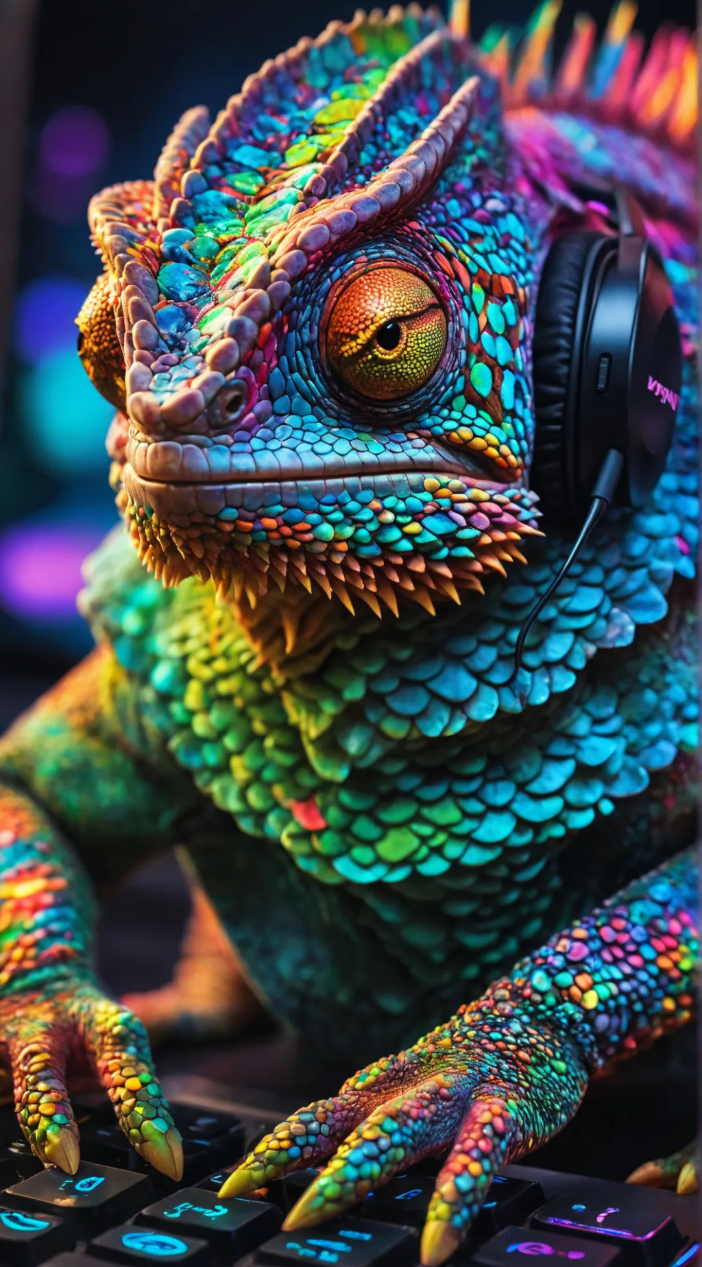 ai character: BitBit background