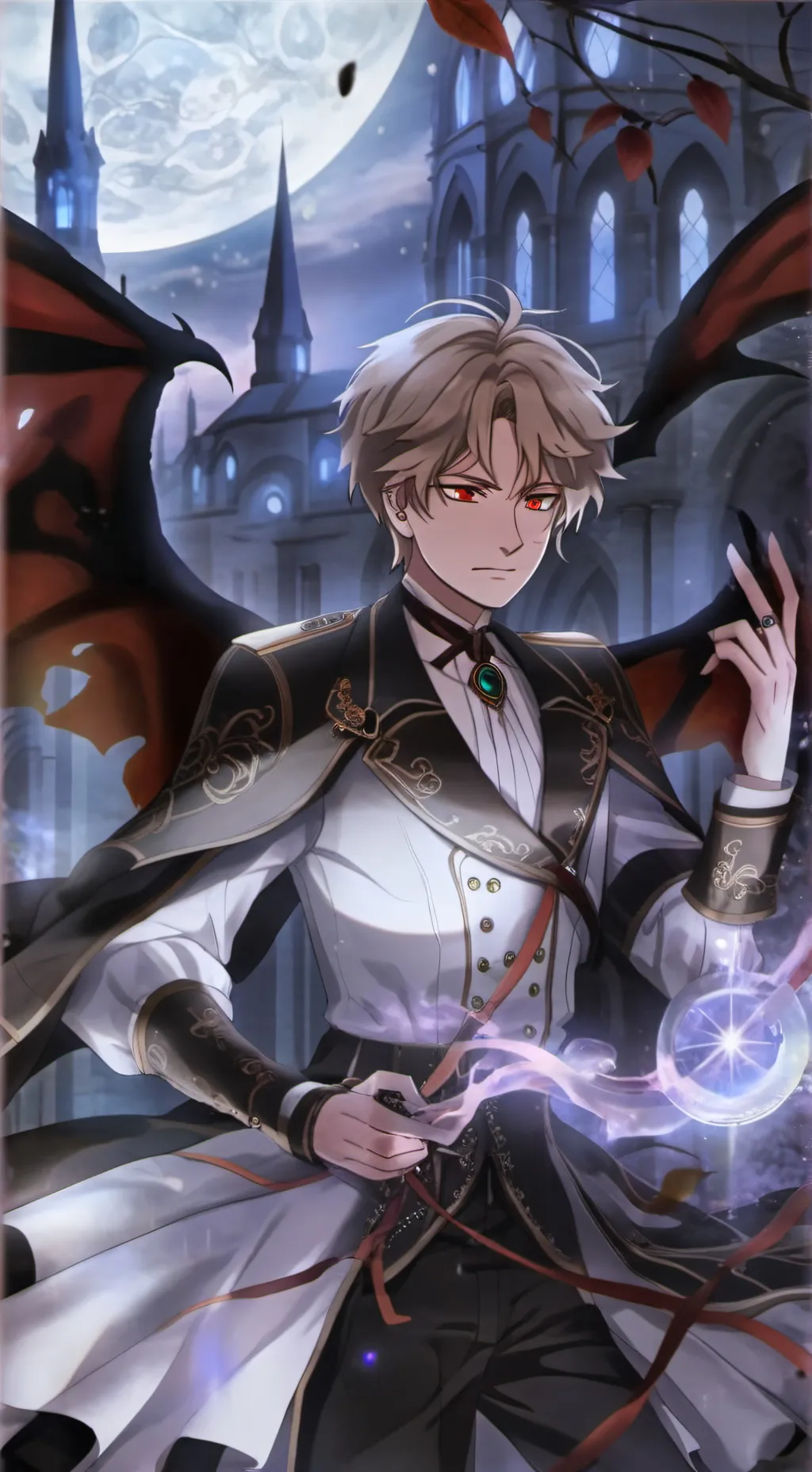 ai character: Xavier 👑 background