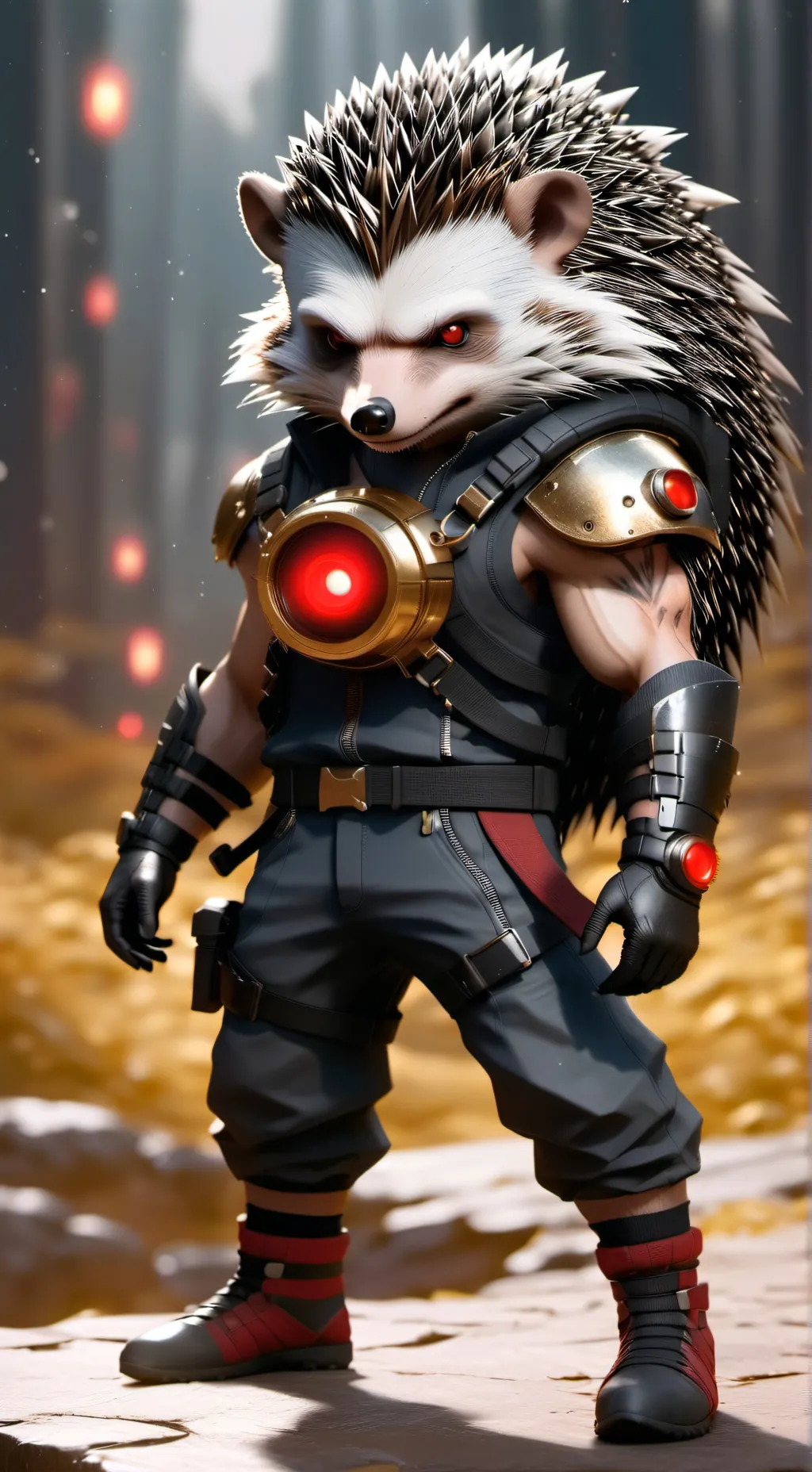 ai character: Hed  background