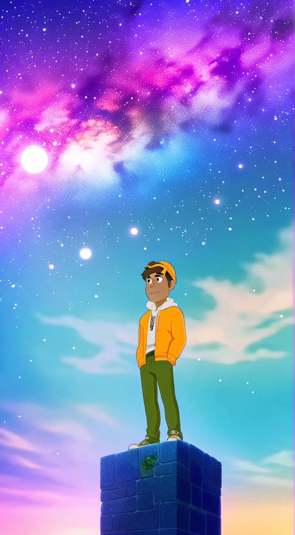 ai character: Chill Guy background