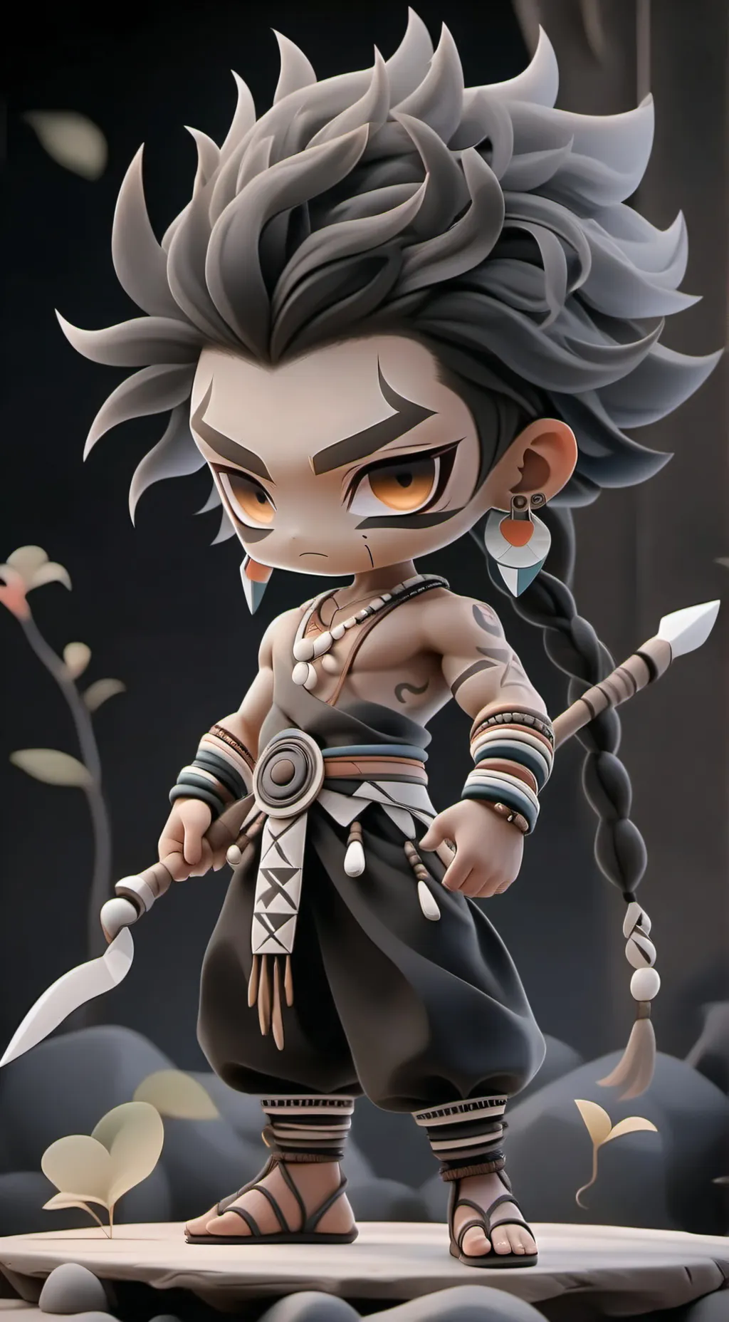 ai character: Tribal Pharaoh background