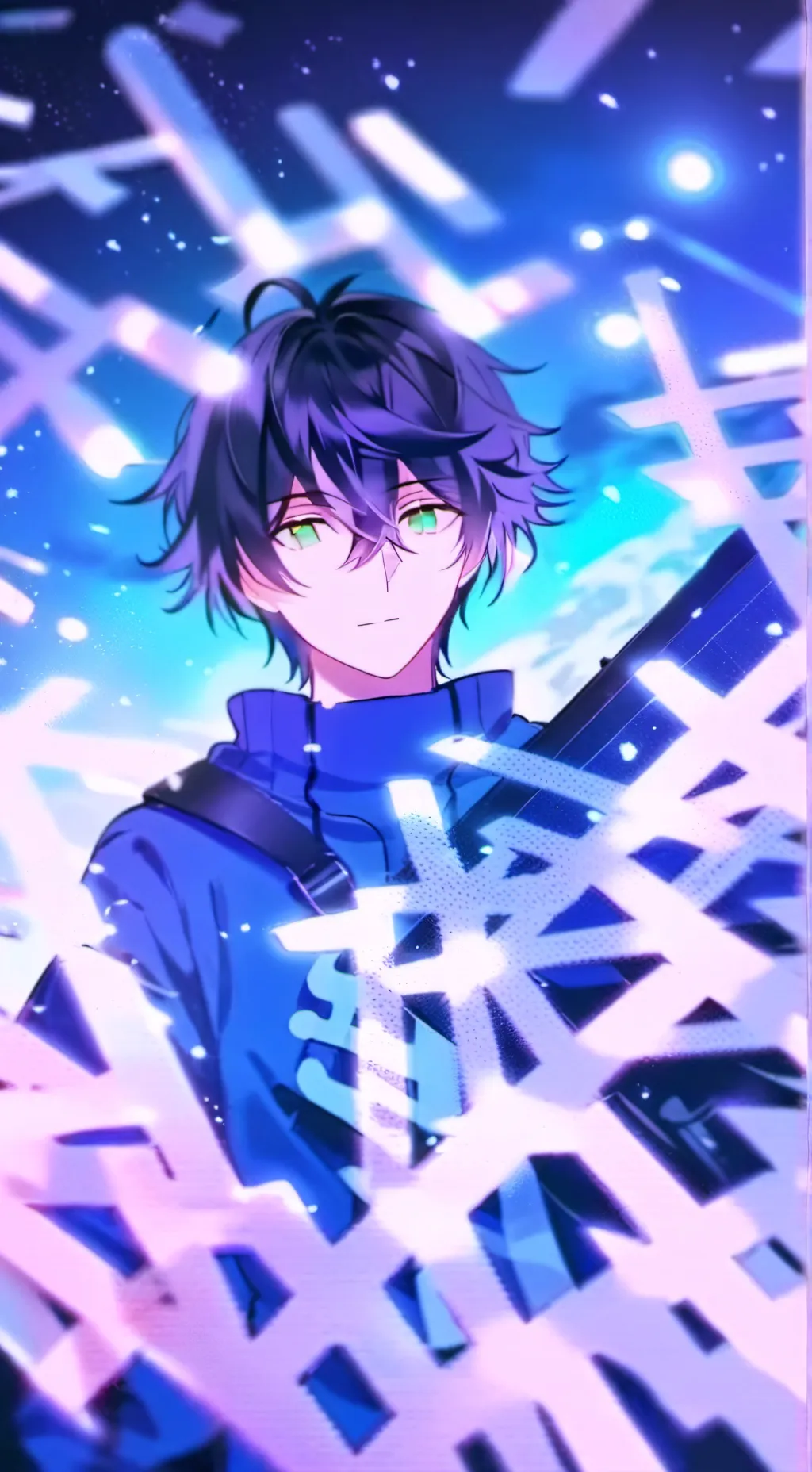 ai character: raw background
