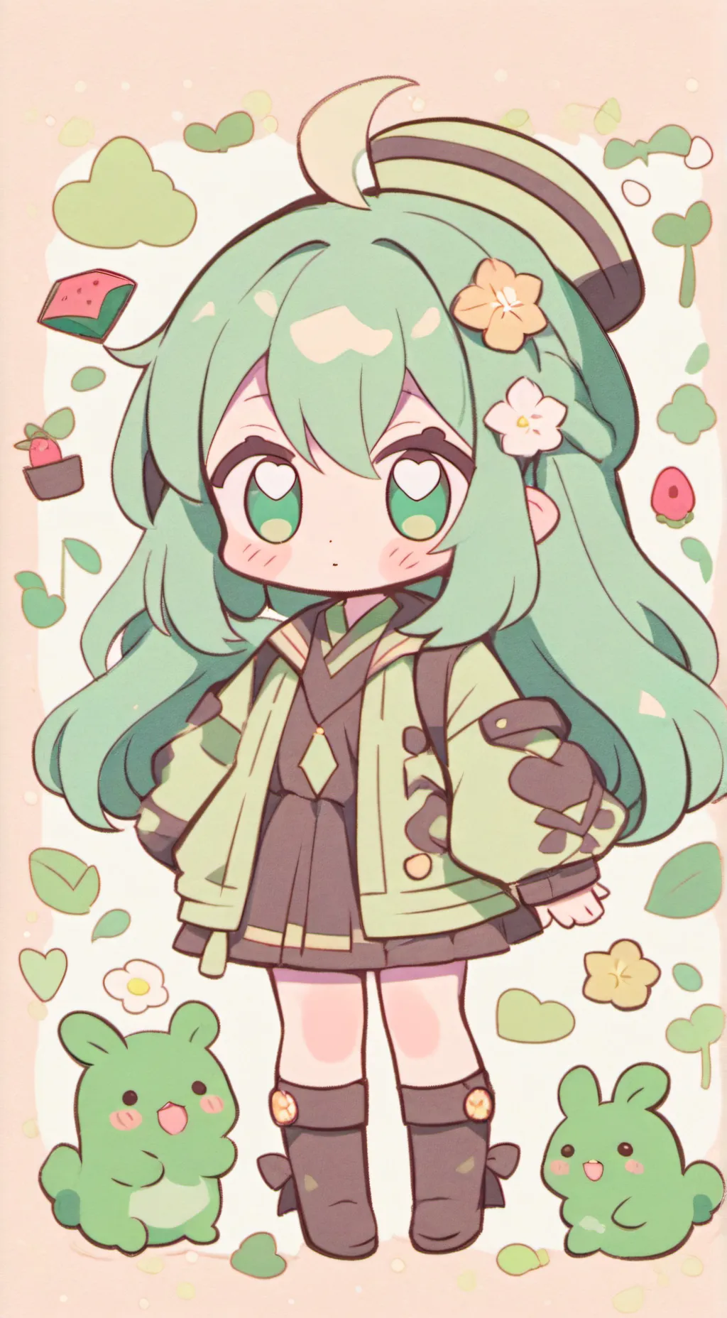 ai character: 𝓜𝓲𝓴𝓾 𝓜𝓮𝓵𝓸𝓭𝔂 background