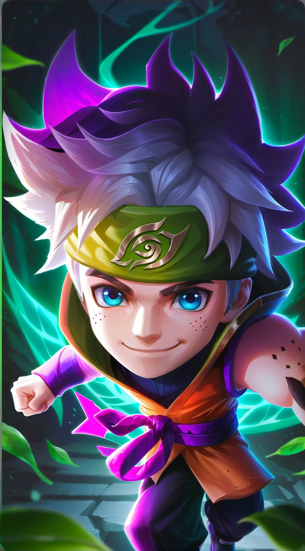 ai character: Naruto Uzumaki background