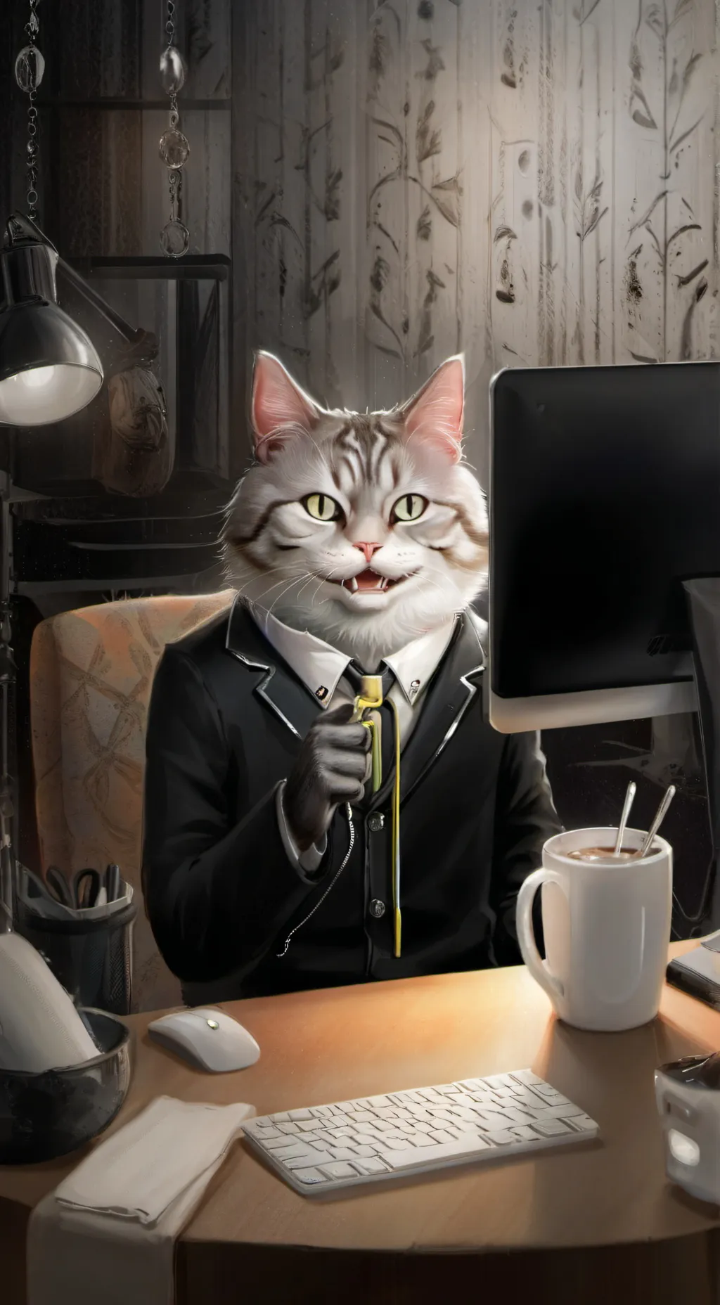 ai character: MemeMaster background