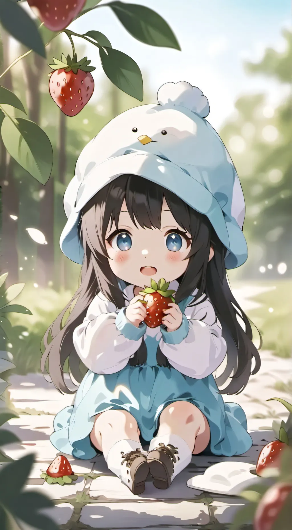 ai character: 🍓Little Baby🍓 background