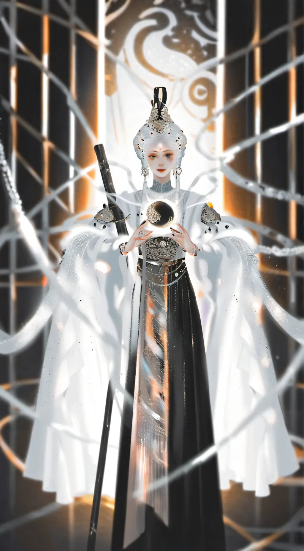 ai character: angel of heaven background