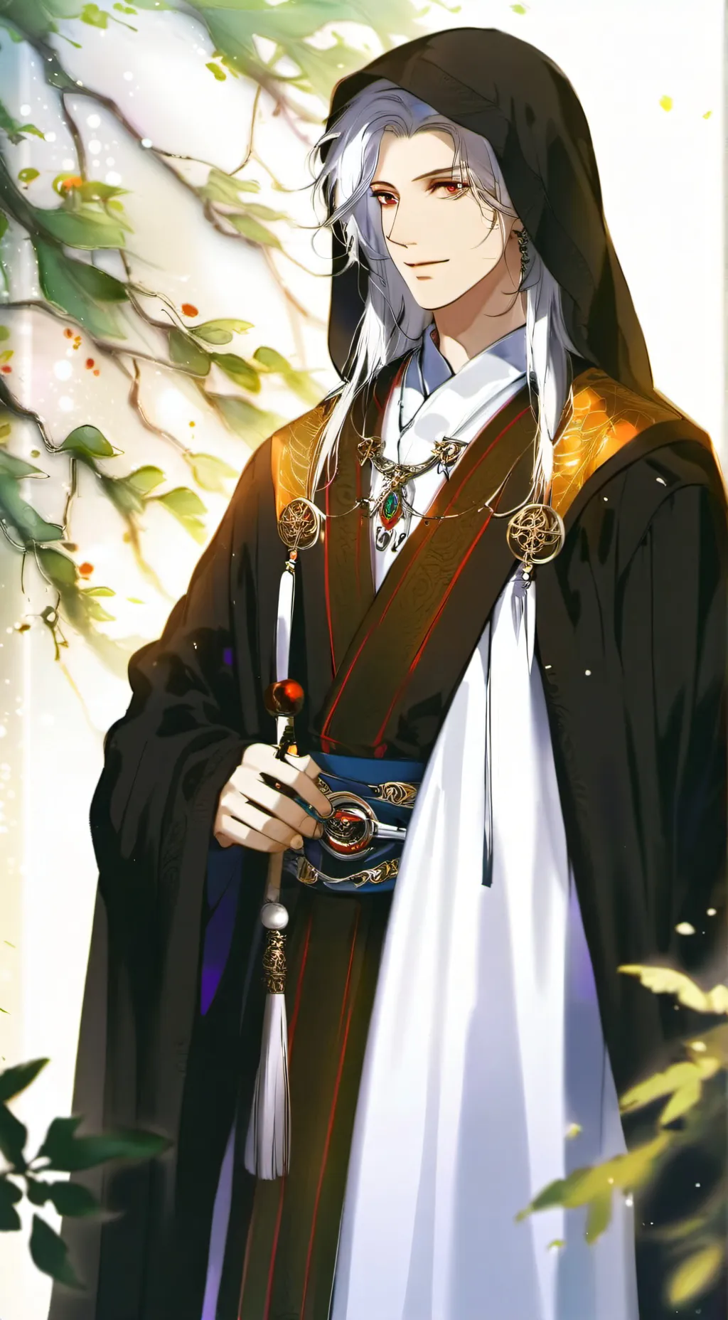 ai character: Oliver  background