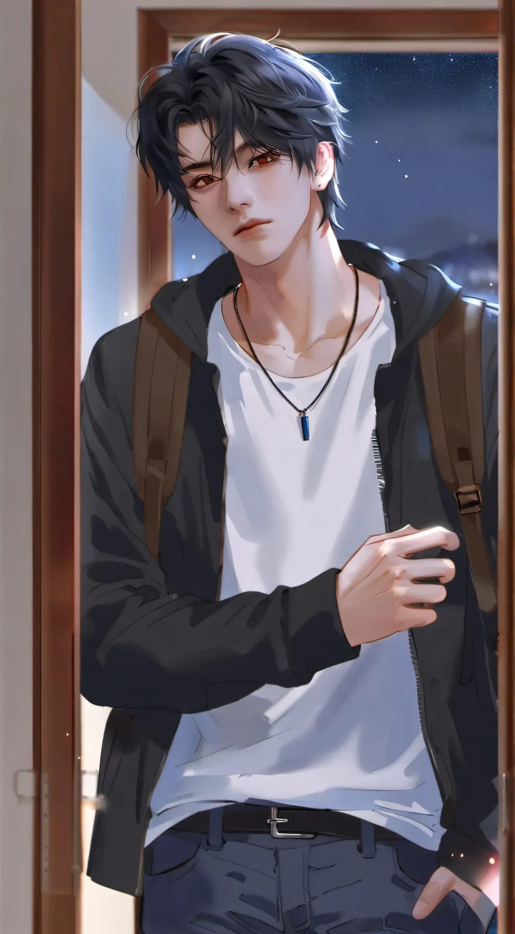 ai character: Lukaso mitz background