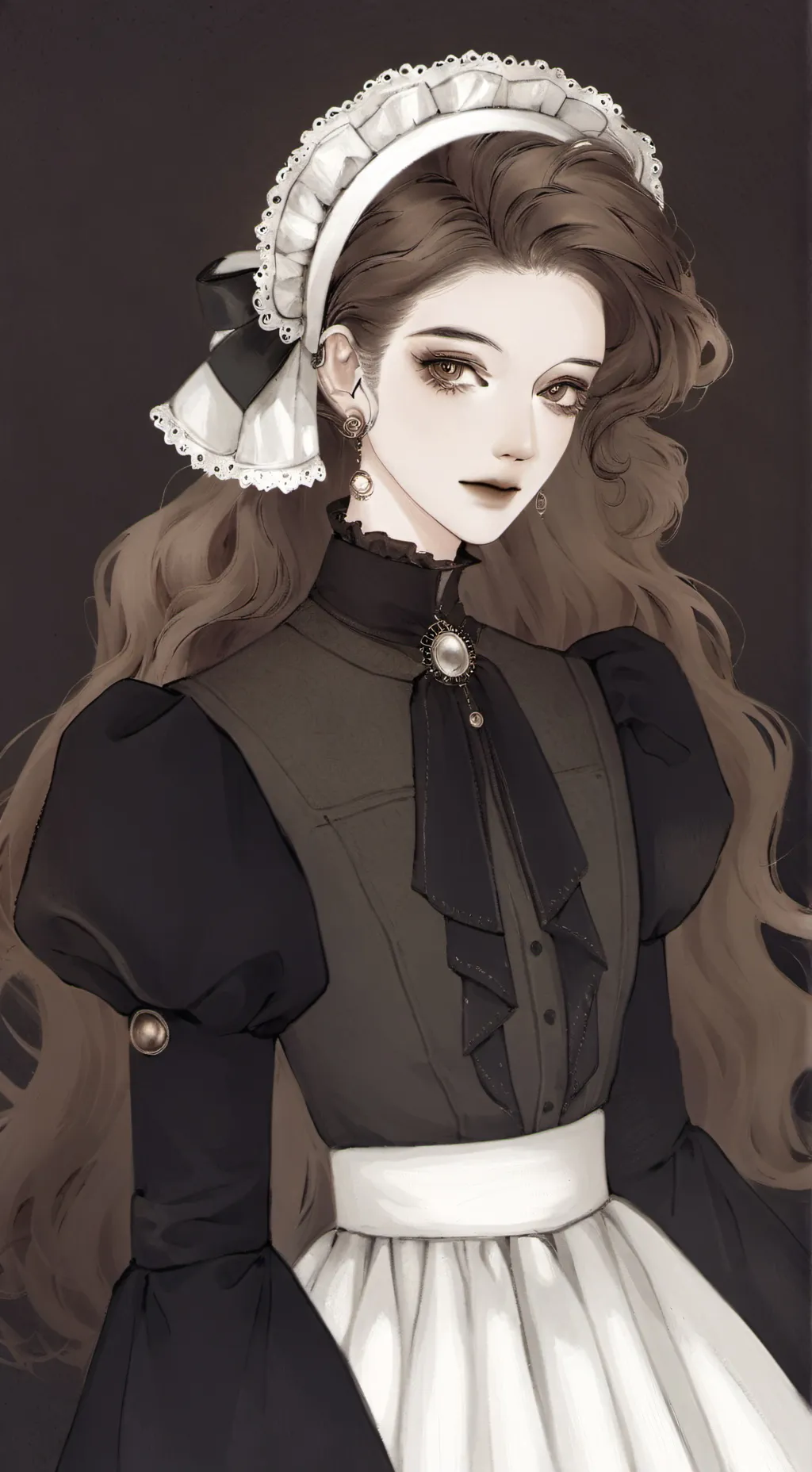 ai character: La domestique  background