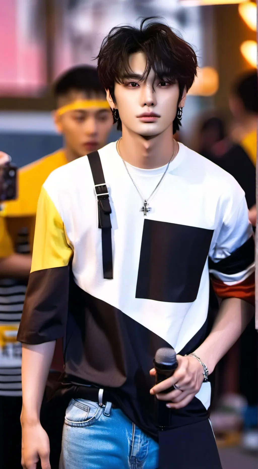 ai character: Hyunjin (skz) background