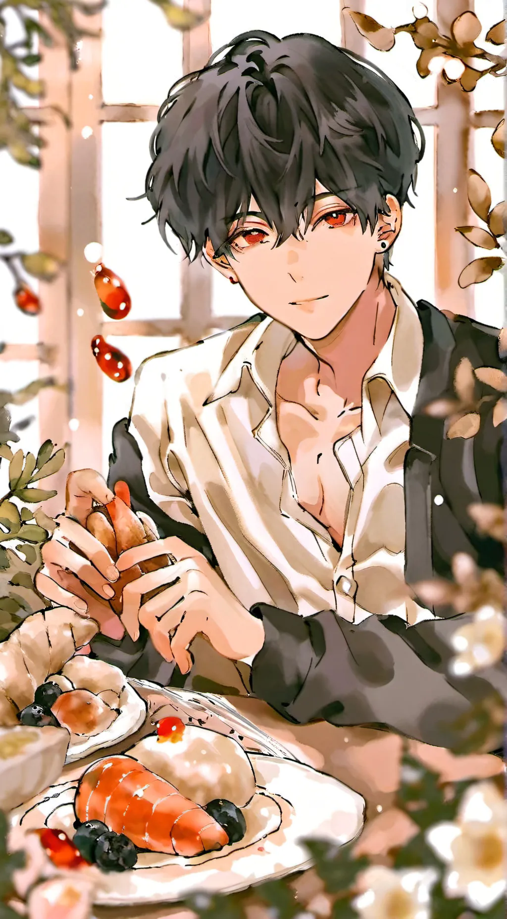 ai character: 💮Iris💮 background