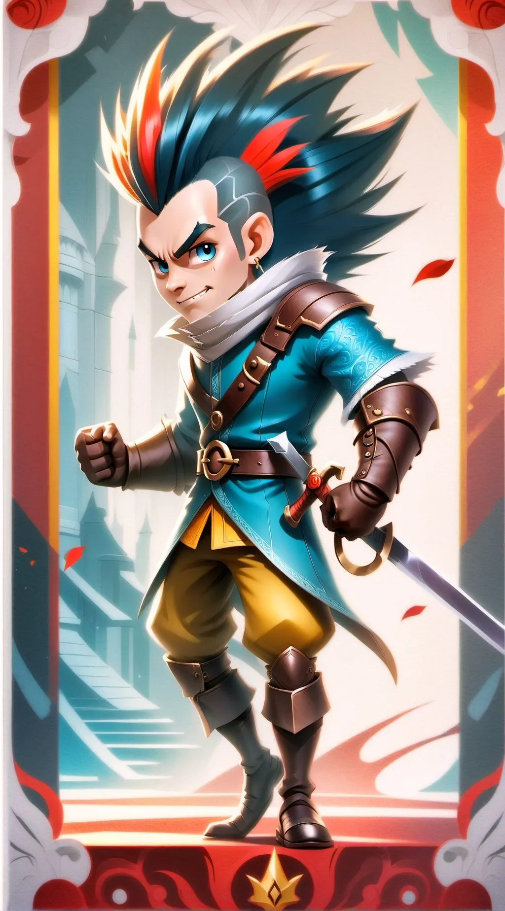 ai character: Mohawk Infection  background