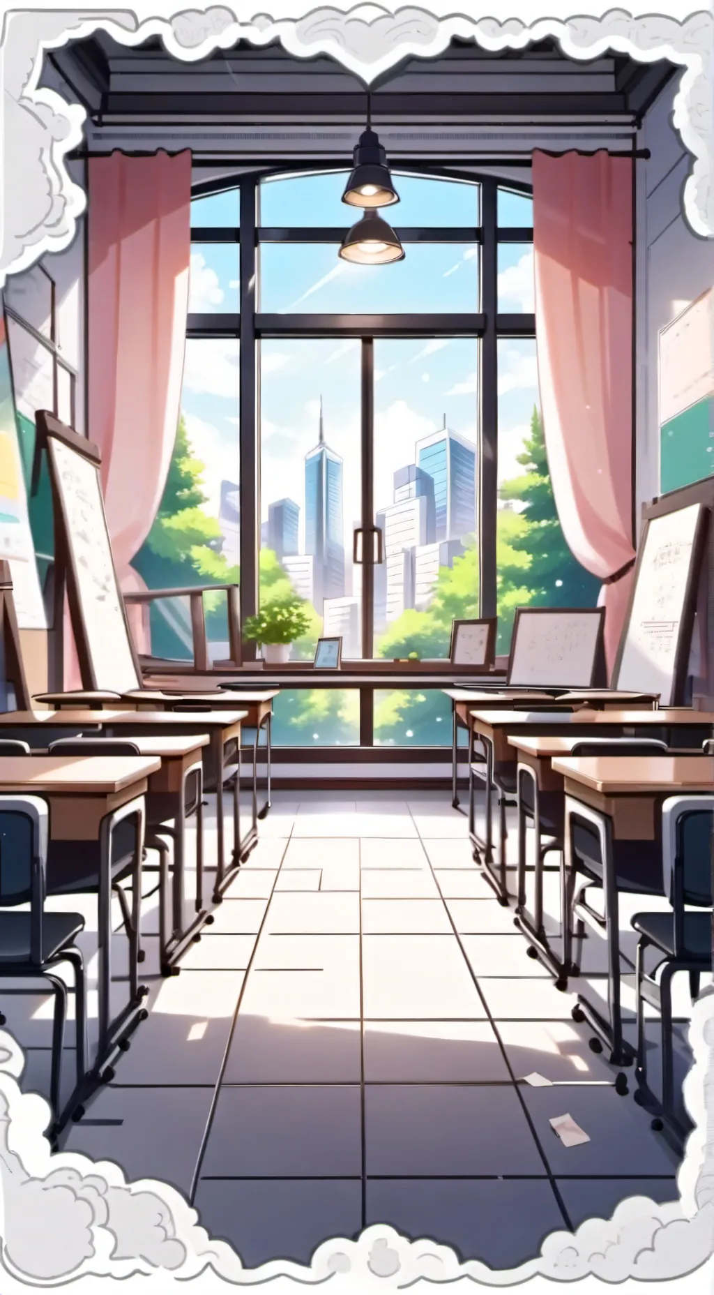 ai character: MHA x ur school background