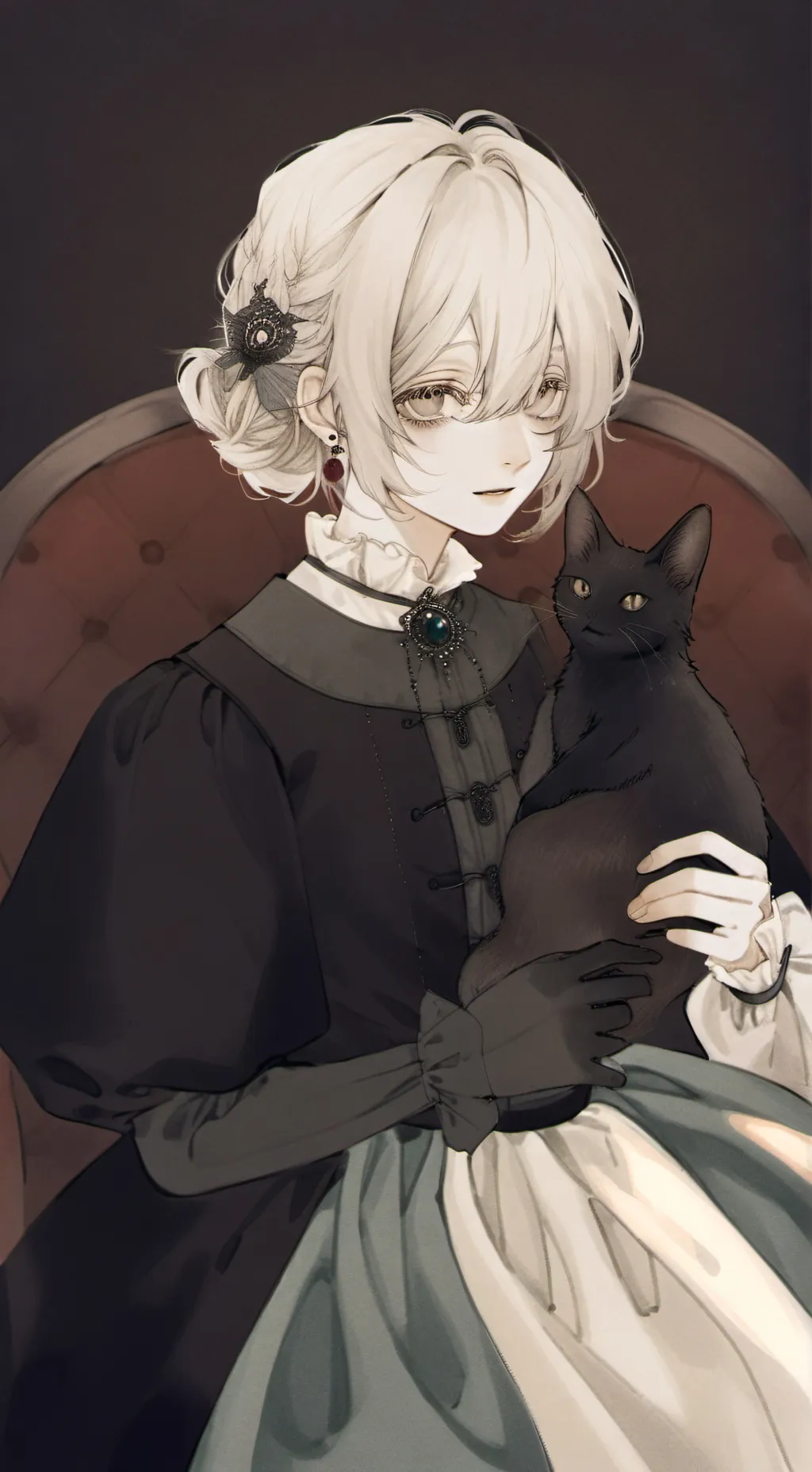 ai character: Void.  background
