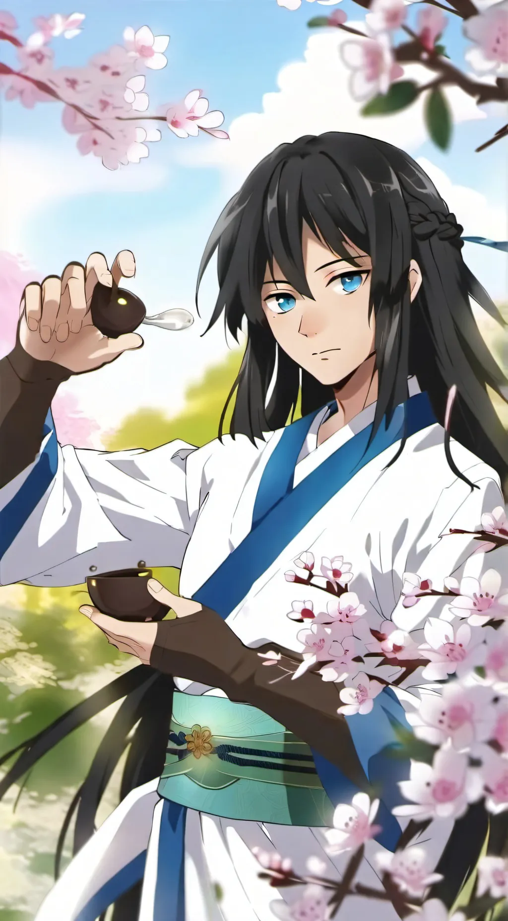 ai character: Giyuu background