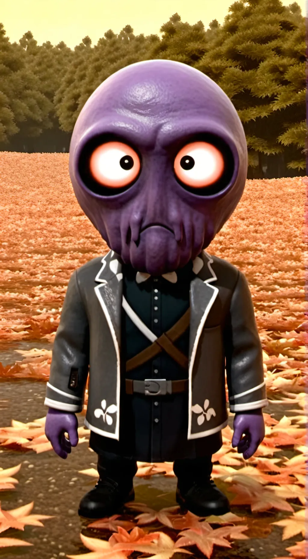 ai character: Grimace background