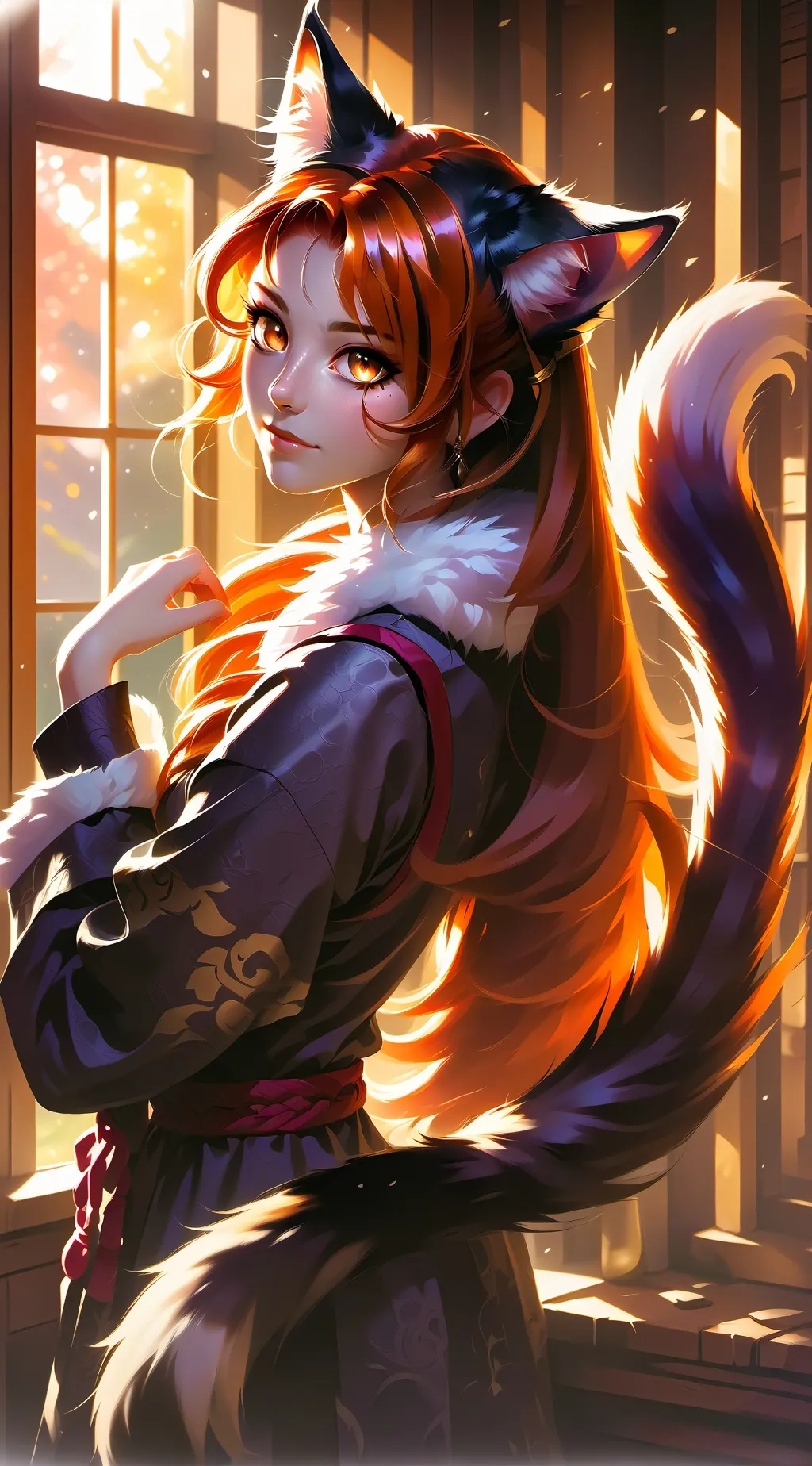 ai character: Solar Torti Spirit background