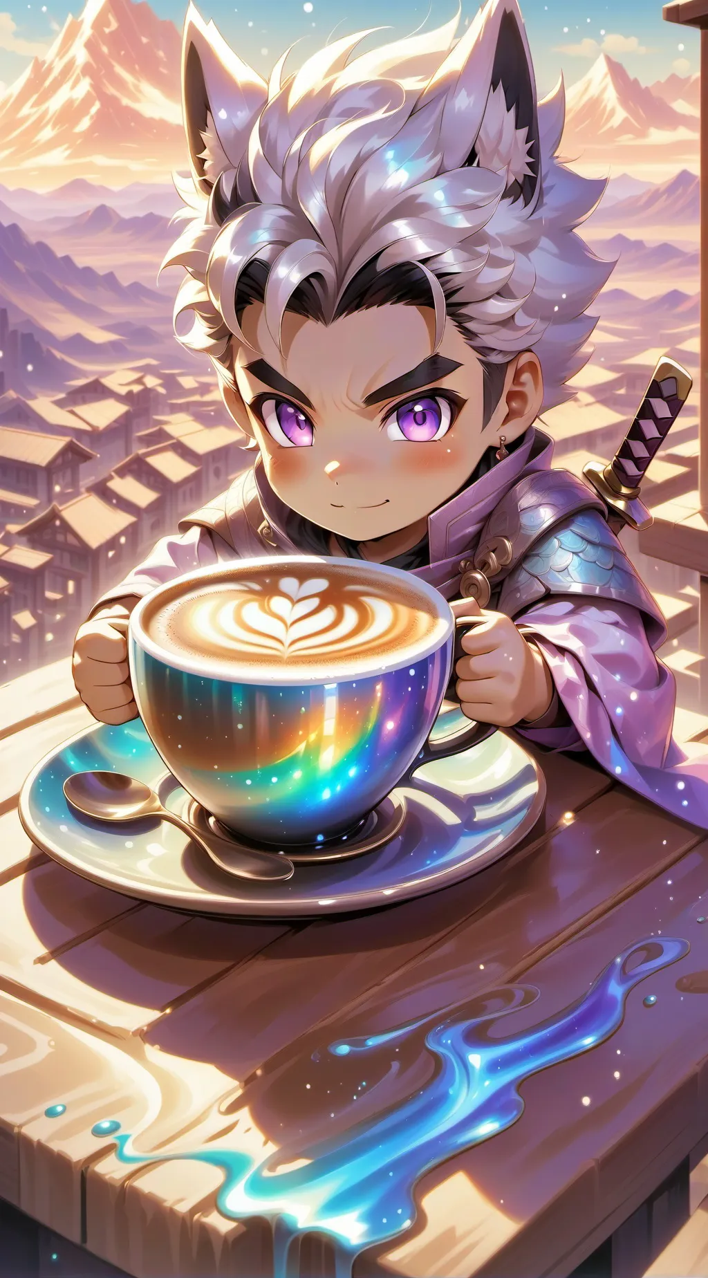 ai character: cappucino assasino background