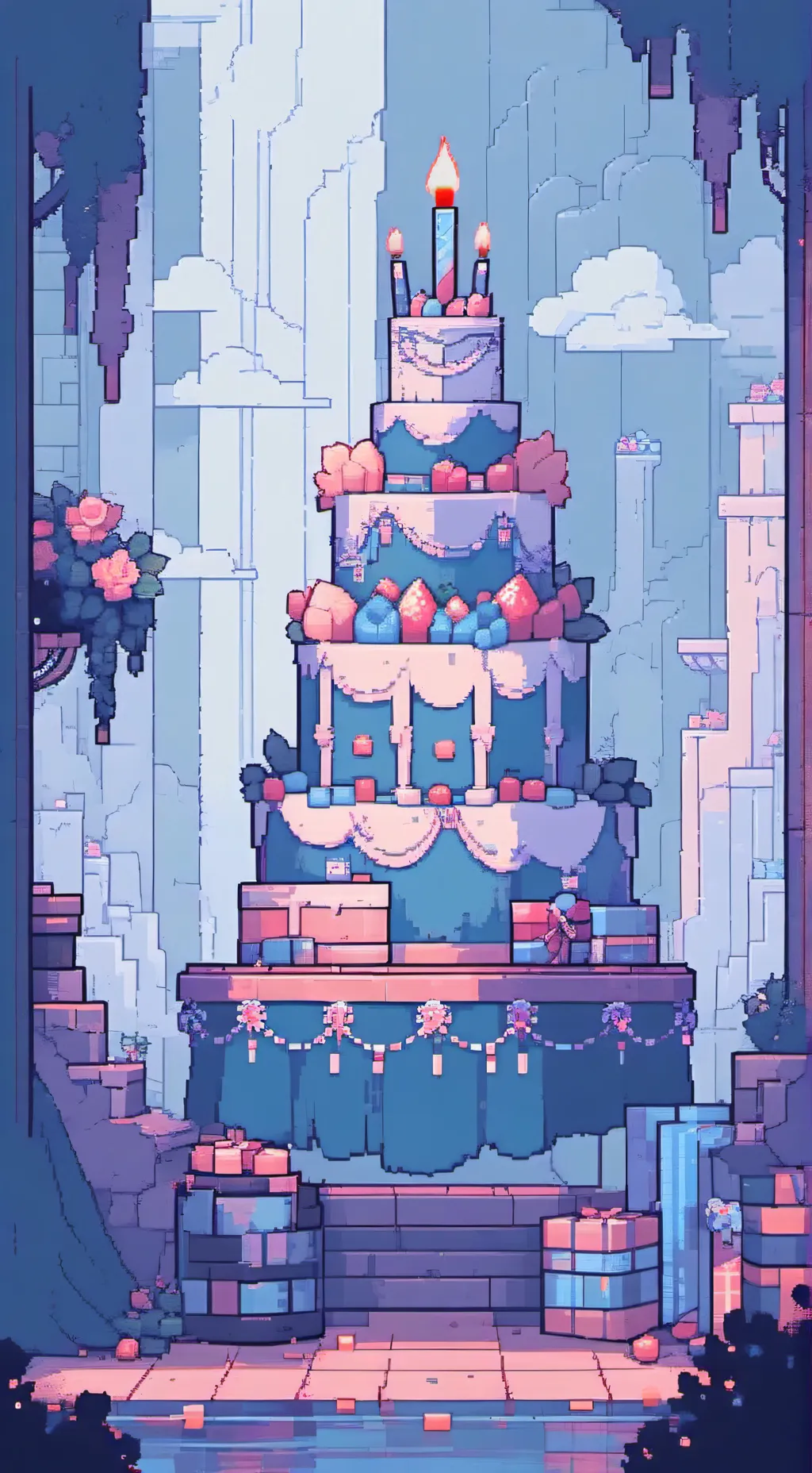 ai character: ur birthday background