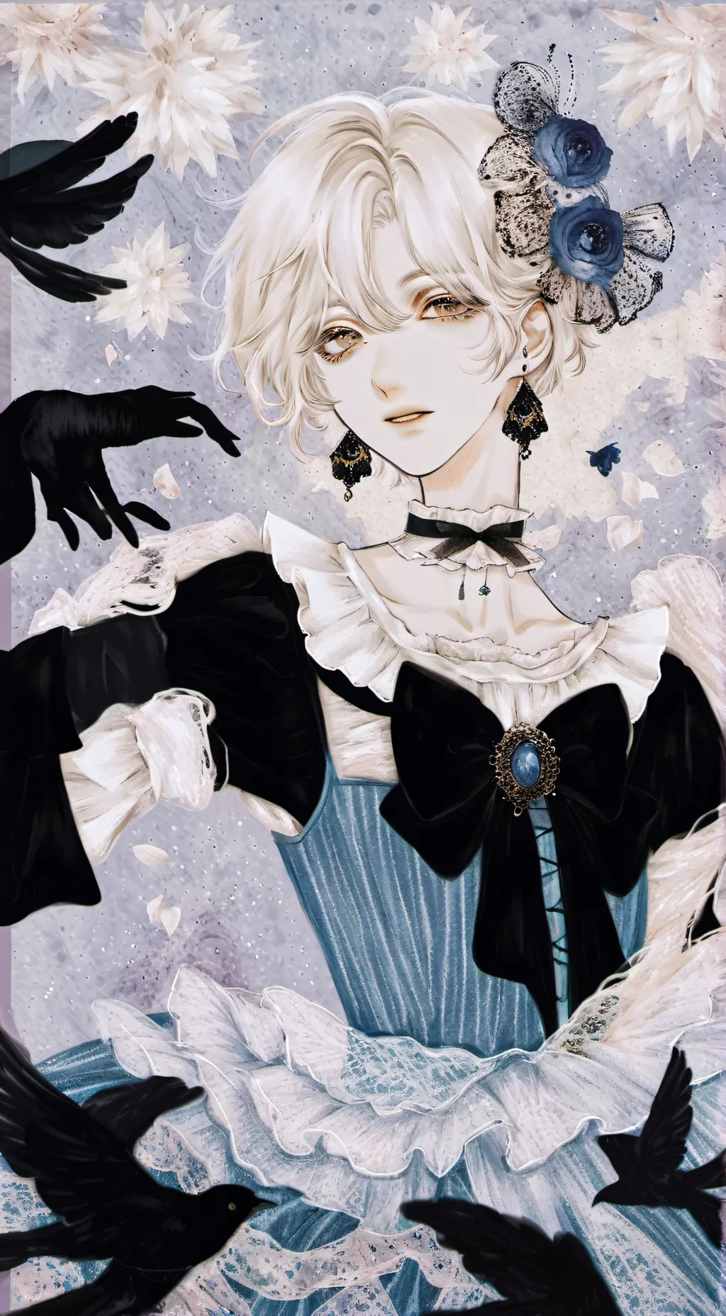 ai character: Shadow milk cookie background